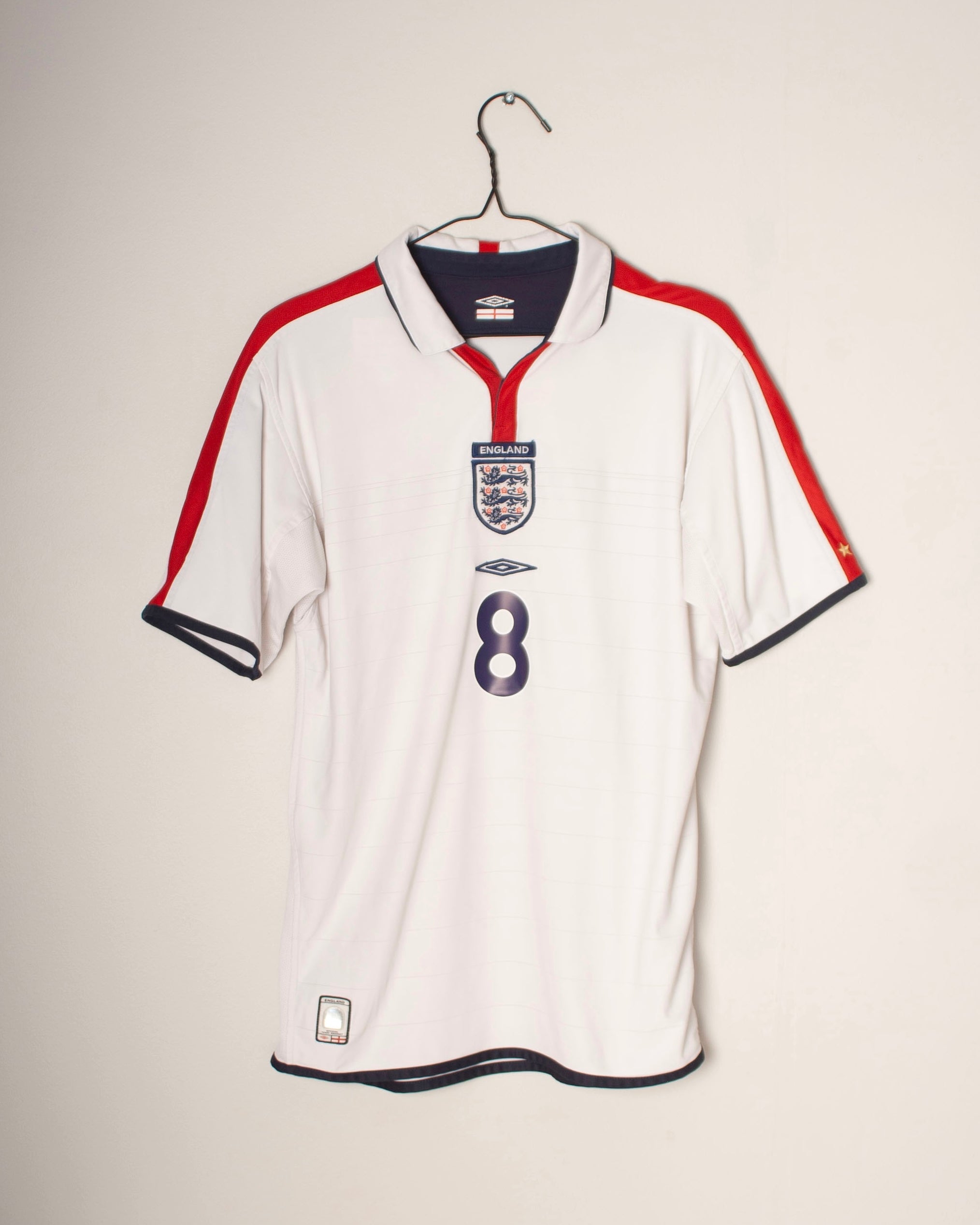 Umbro - England 2004 Home Football Shirt 'SCHOLES'