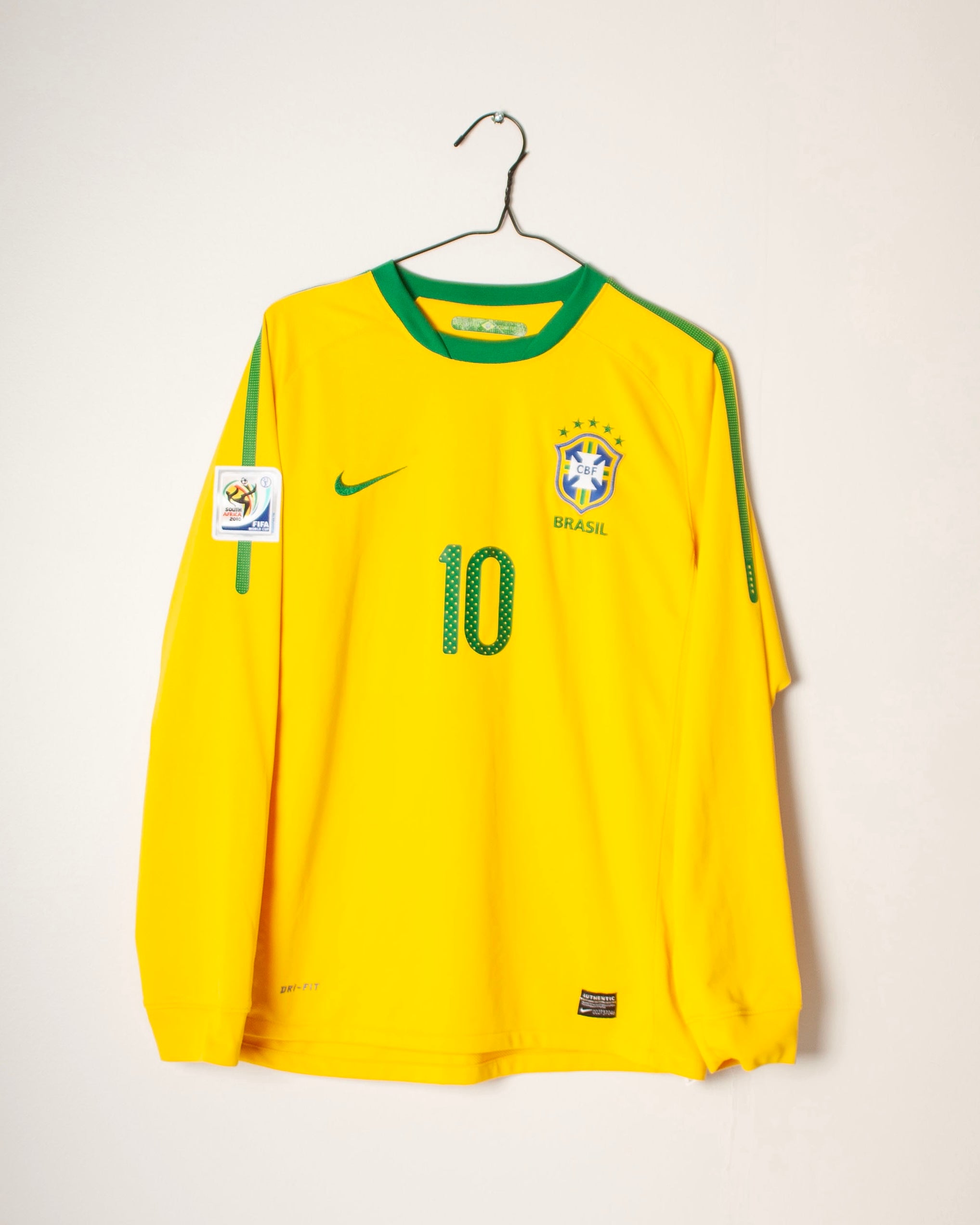 Nike - Brazil 2010 Home Football Shirt 'KAKÁ'