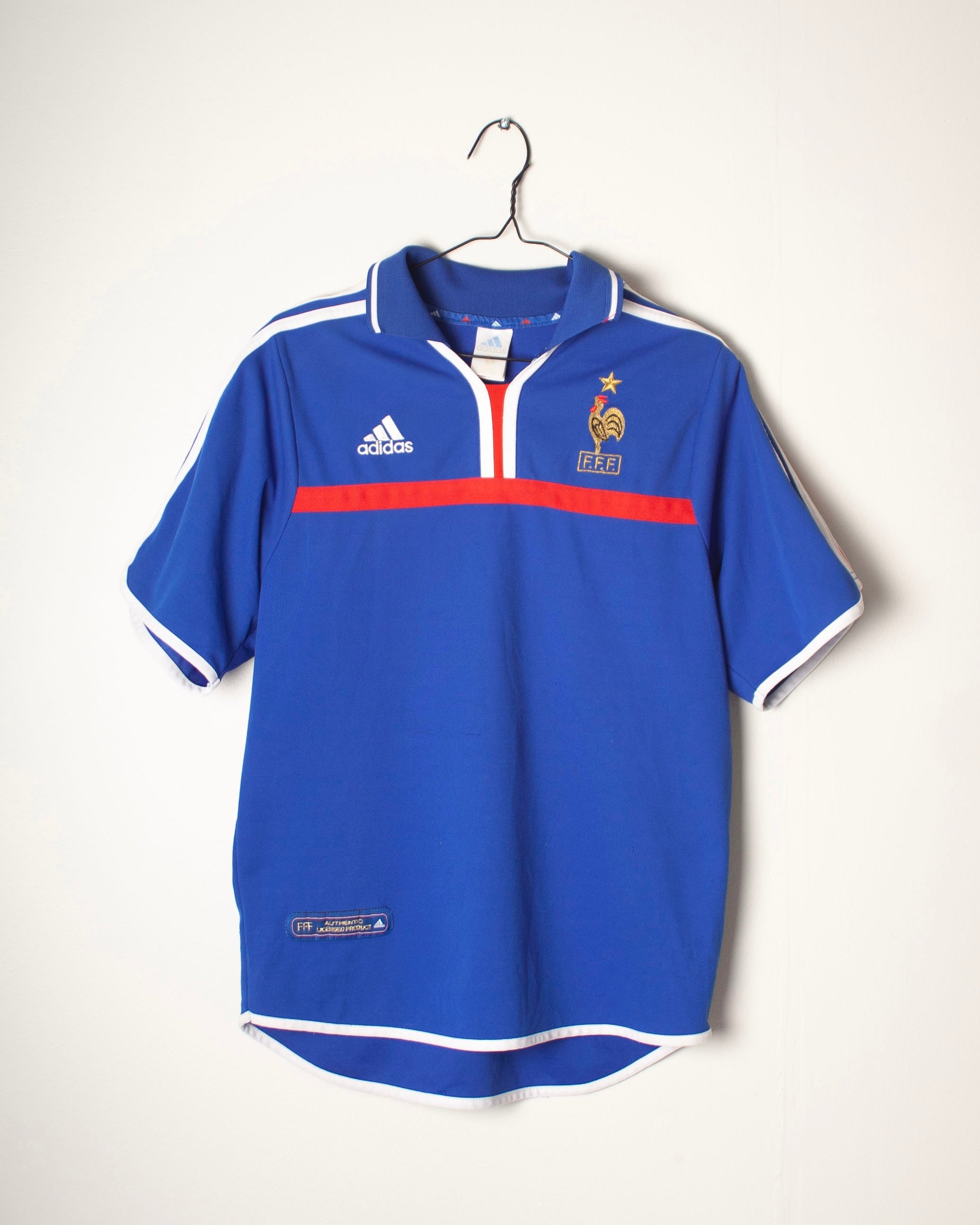 Adidas - France 2000 Home Football Shirt 'ZIDANE'
