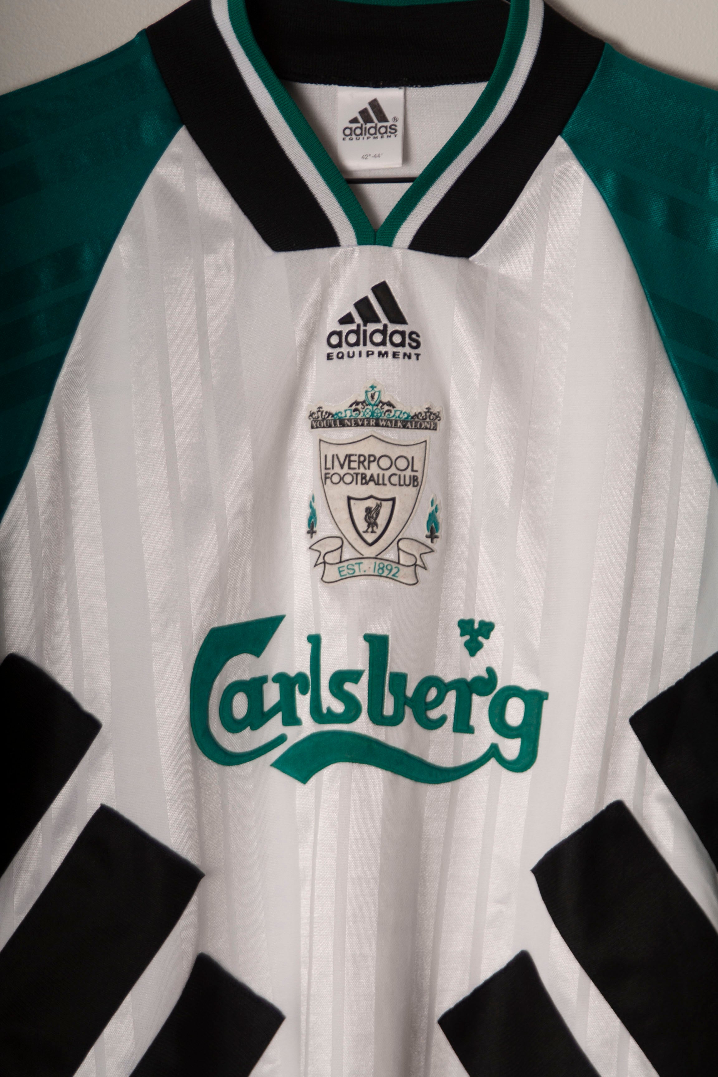 Adidas - Liverpool FC 1993/95 Away Football l Shirt 'FOWLER'