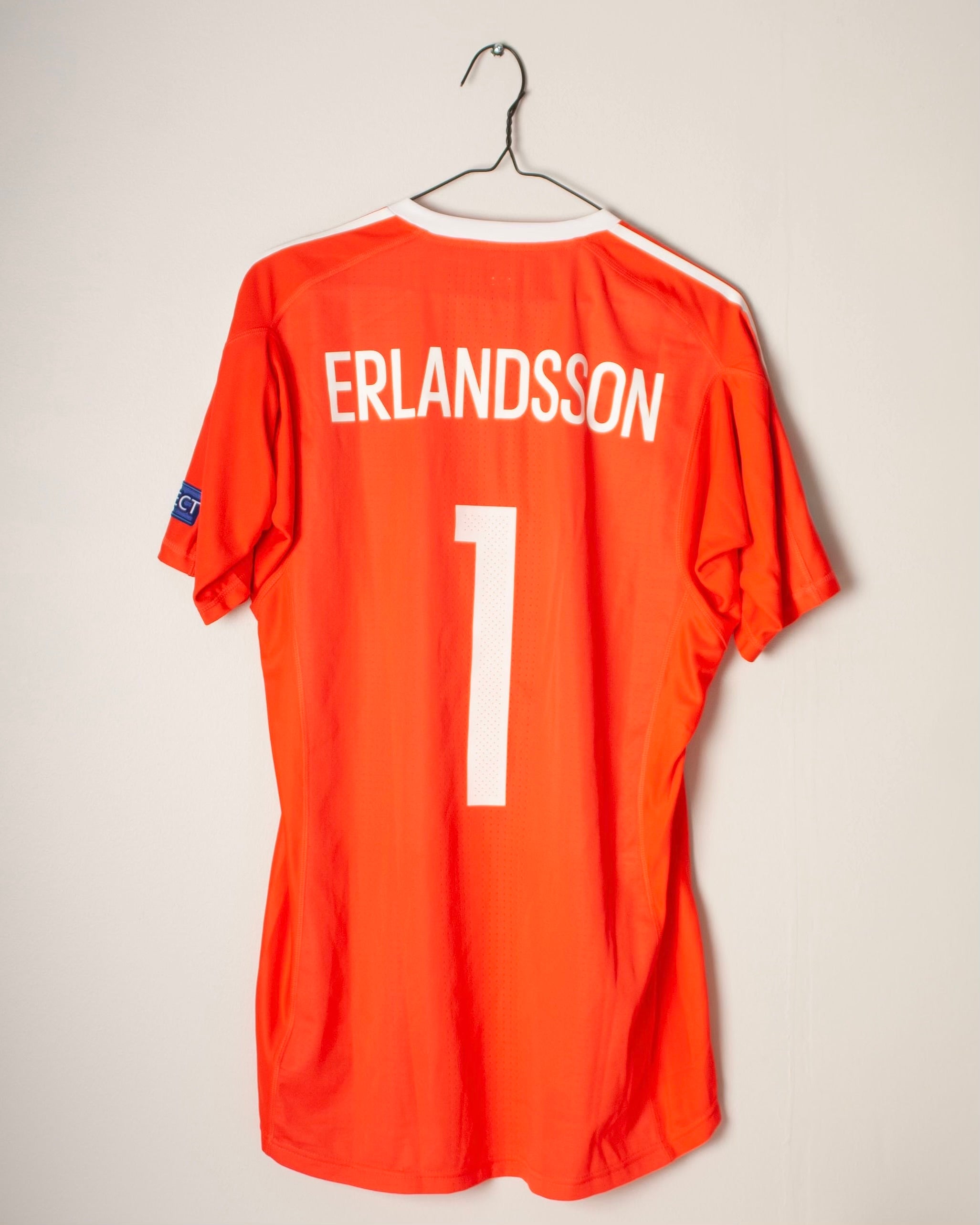Adidas - Sweden U21 2016 Goalkeeper Football Shirt 'ERLANDSSON' (Match Issued)