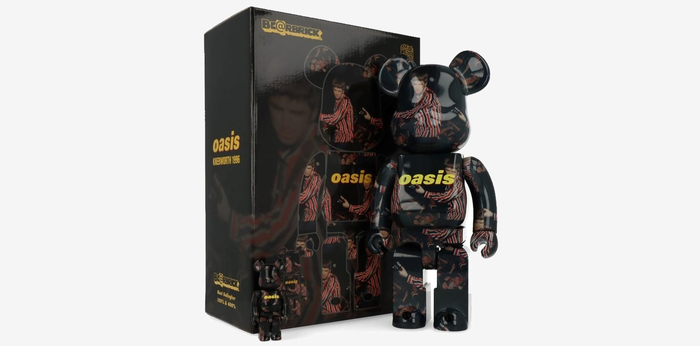 Bearbrick x Oasis Knebworth 1996 100% & 400% Set