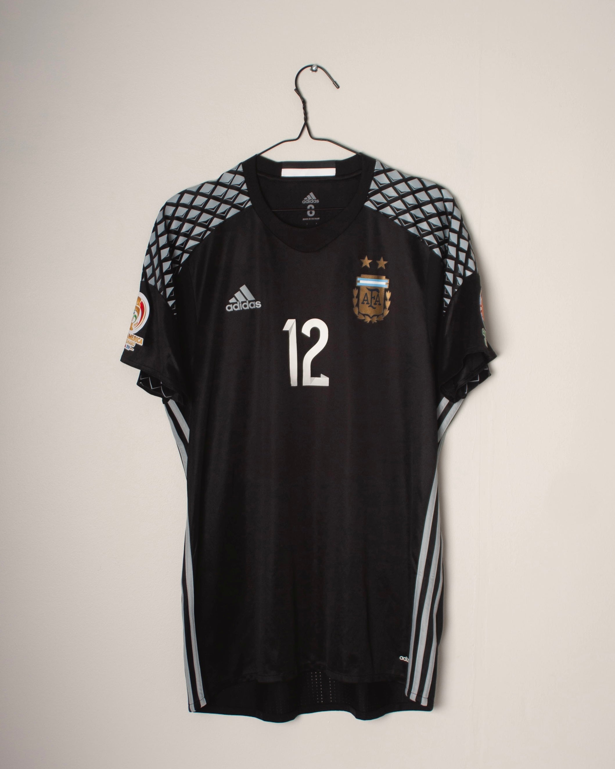 Adidas - Argentina 2016 Goalkeeper Shirt Match Worn 'GUZMAN'