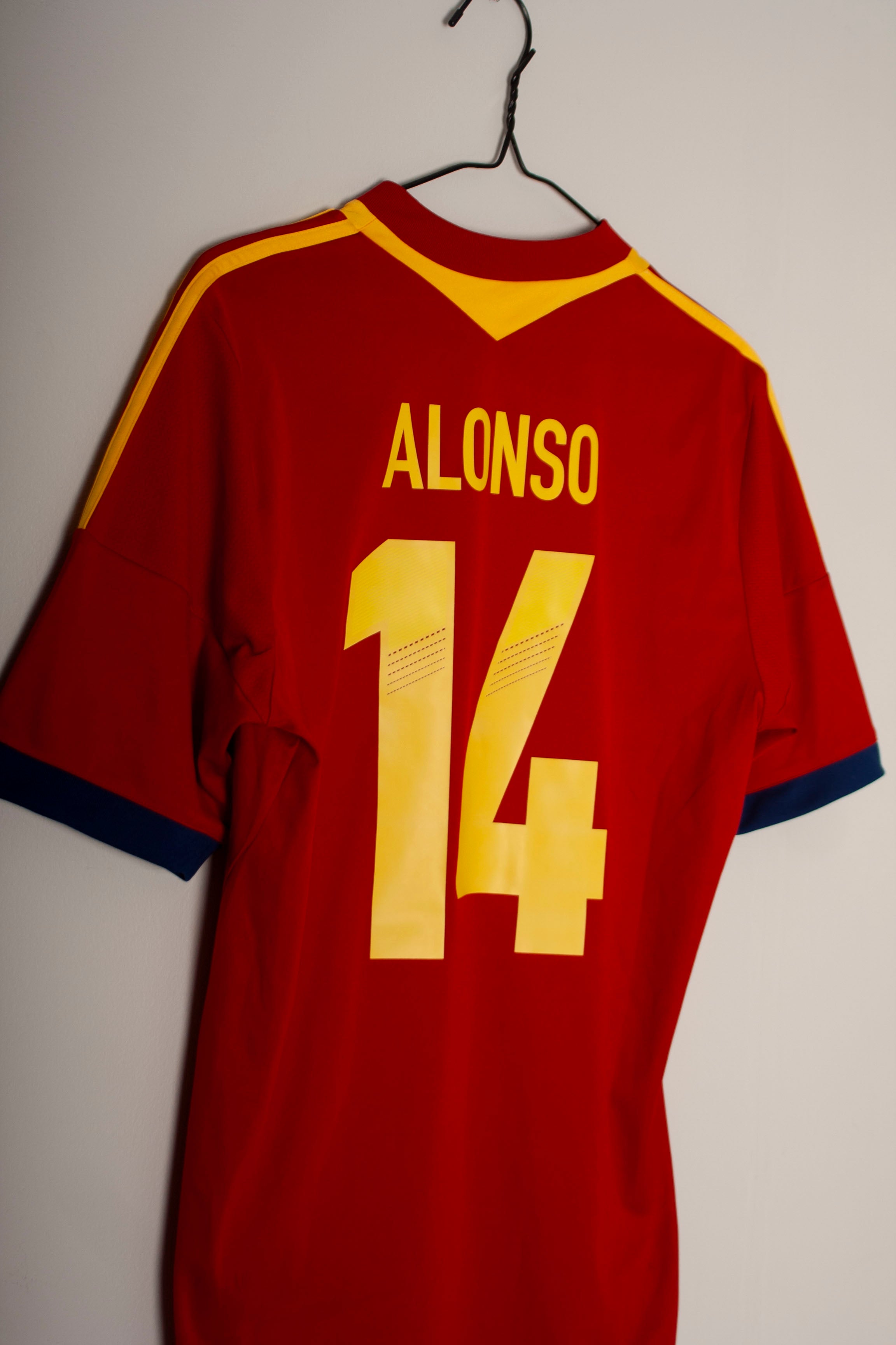 Adidas - Spain 2013 Home Football Shirt 'ALONSO'