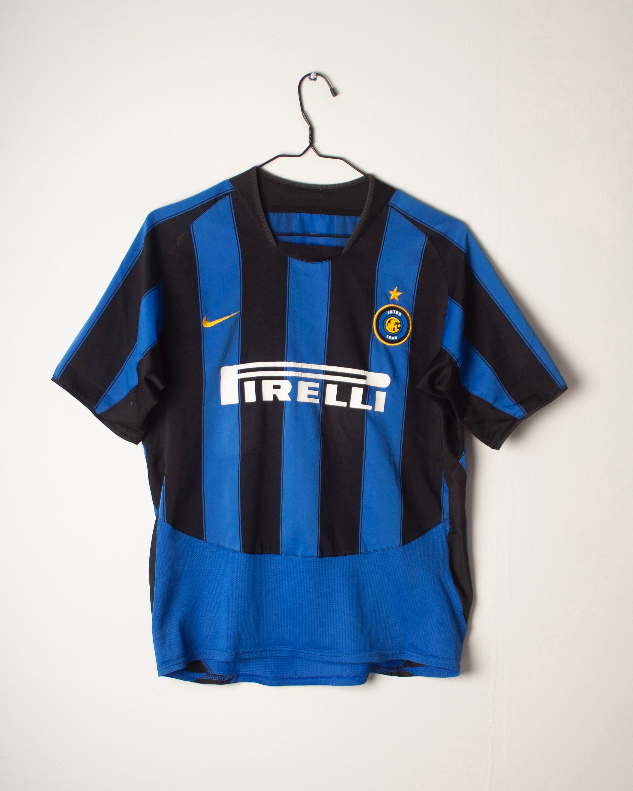 Nike - Inter Milan 2003/04 Home Football Shirt 'ADRIANO'