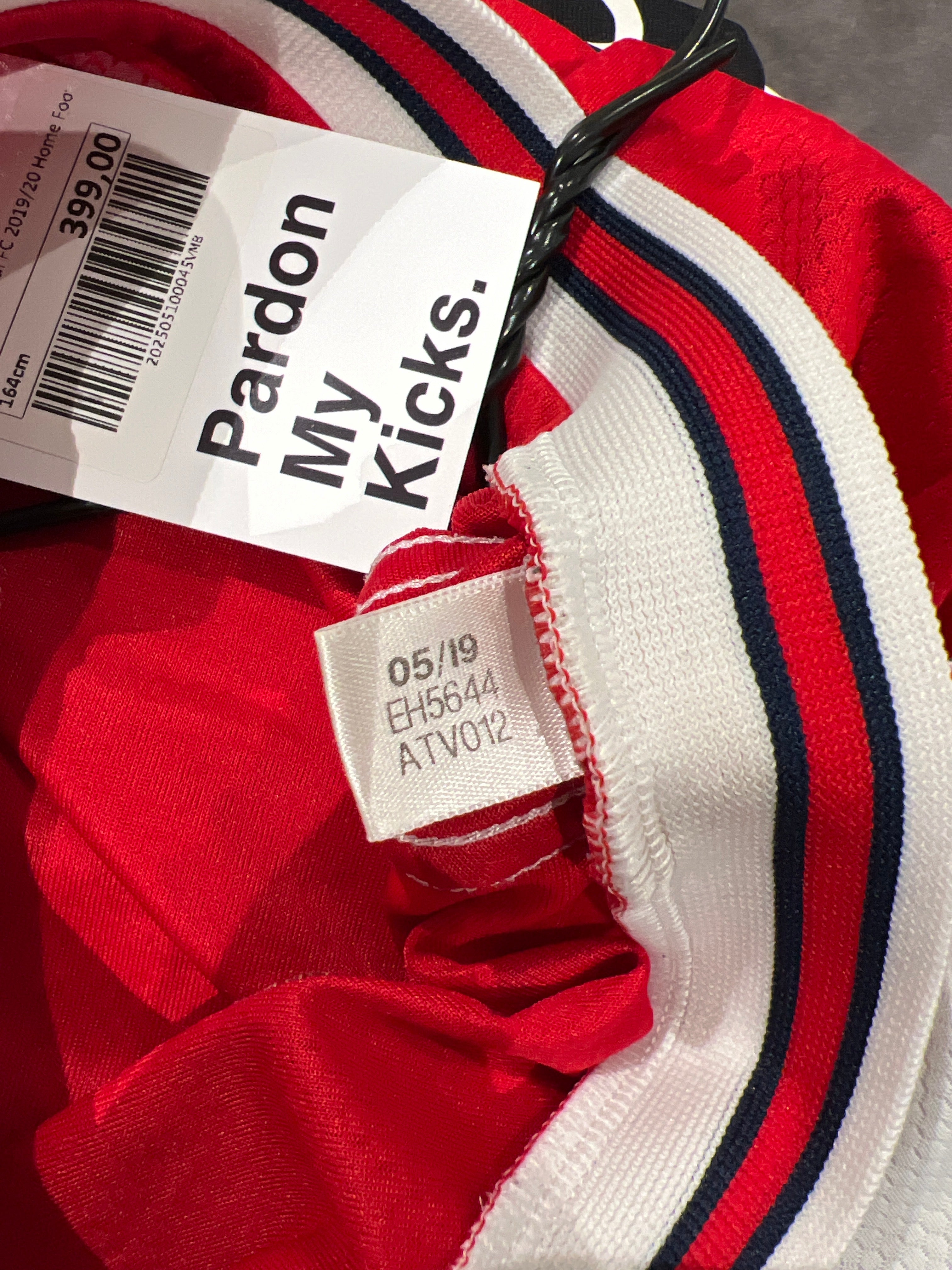 Adidas - Arsenal FC 2019/20 Home Football Shirt