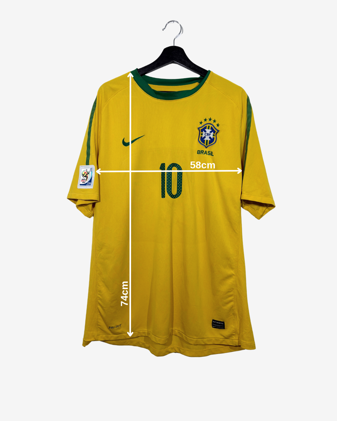 Nike - Brazil 2010 Home Football Shirt 'KAKÁ'