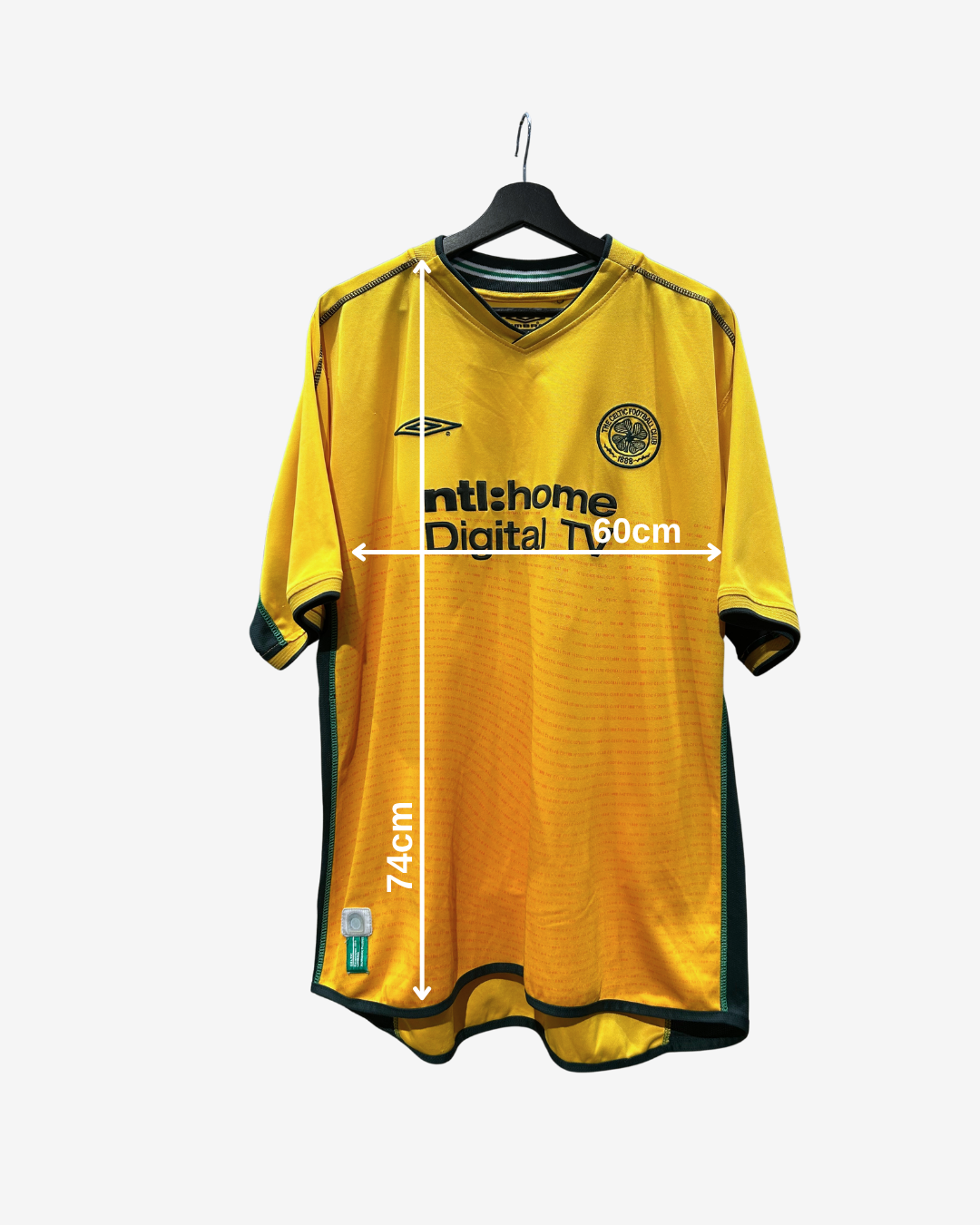 Umbro - Celtic 2002/03 Away Football Shirt 'LARSSON'