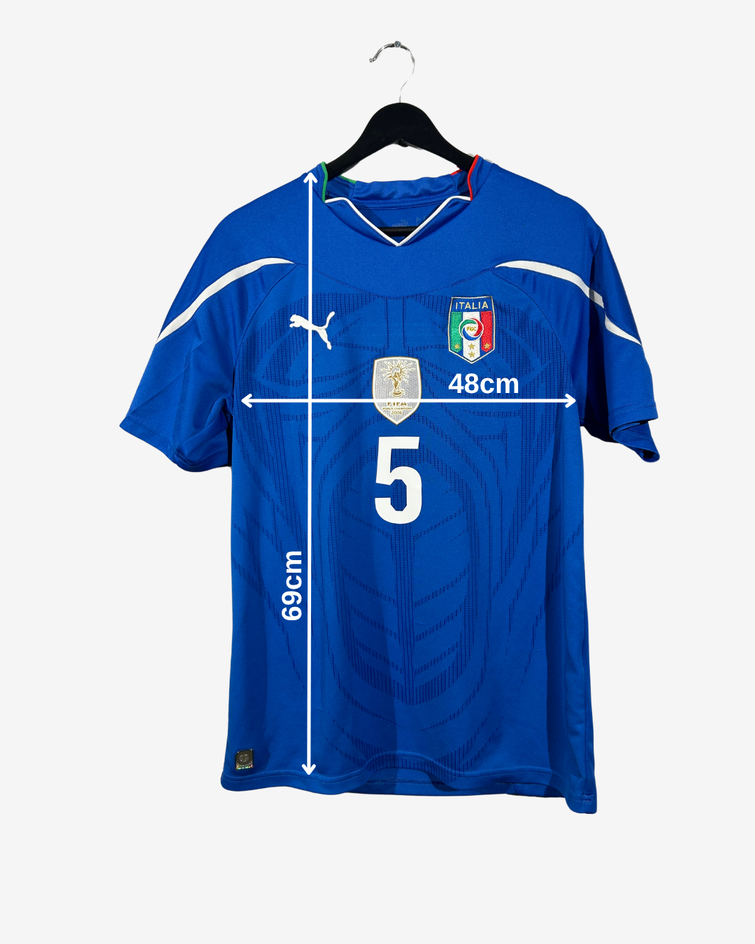 Puma - Italy 2010 Home Football Shirt 'CANNAVARO'