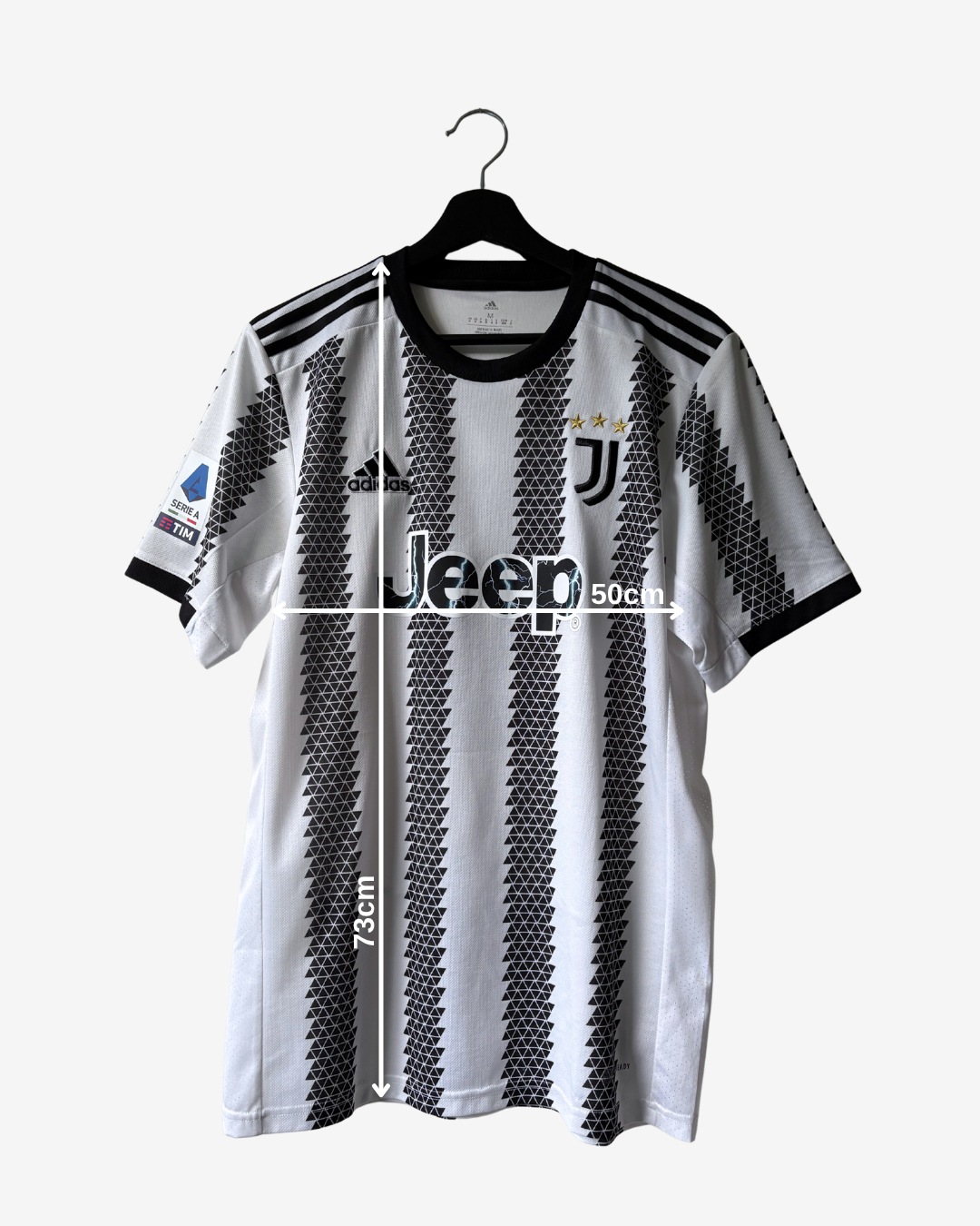 Adidas - Juventus FC 2022/23 Home Football Shirt 'VLAHOVIC'