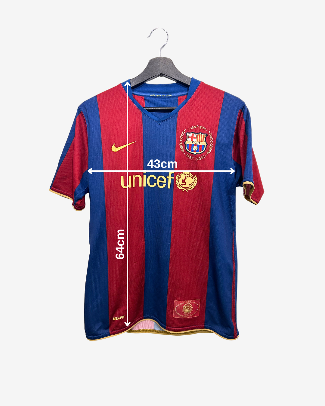 Nike - FC Barcelona 2007/08 Home Football Shirt 'MESSI'