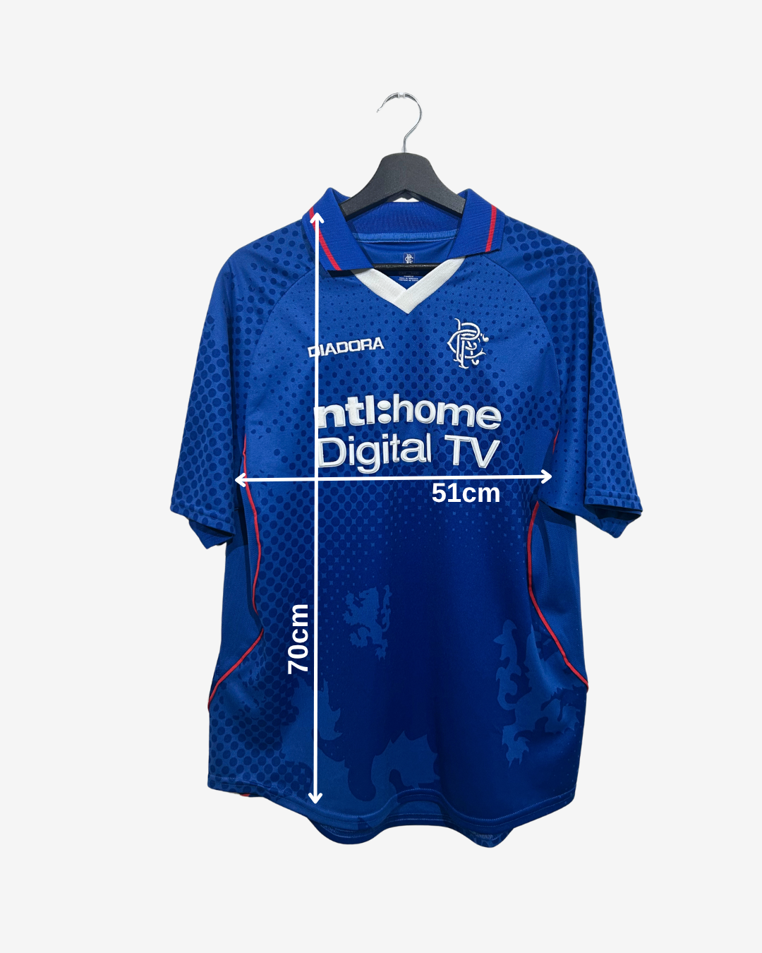 Diadora - Glasgow Rangers 2002/03 Home Football Shirt 'CANIGGIA'