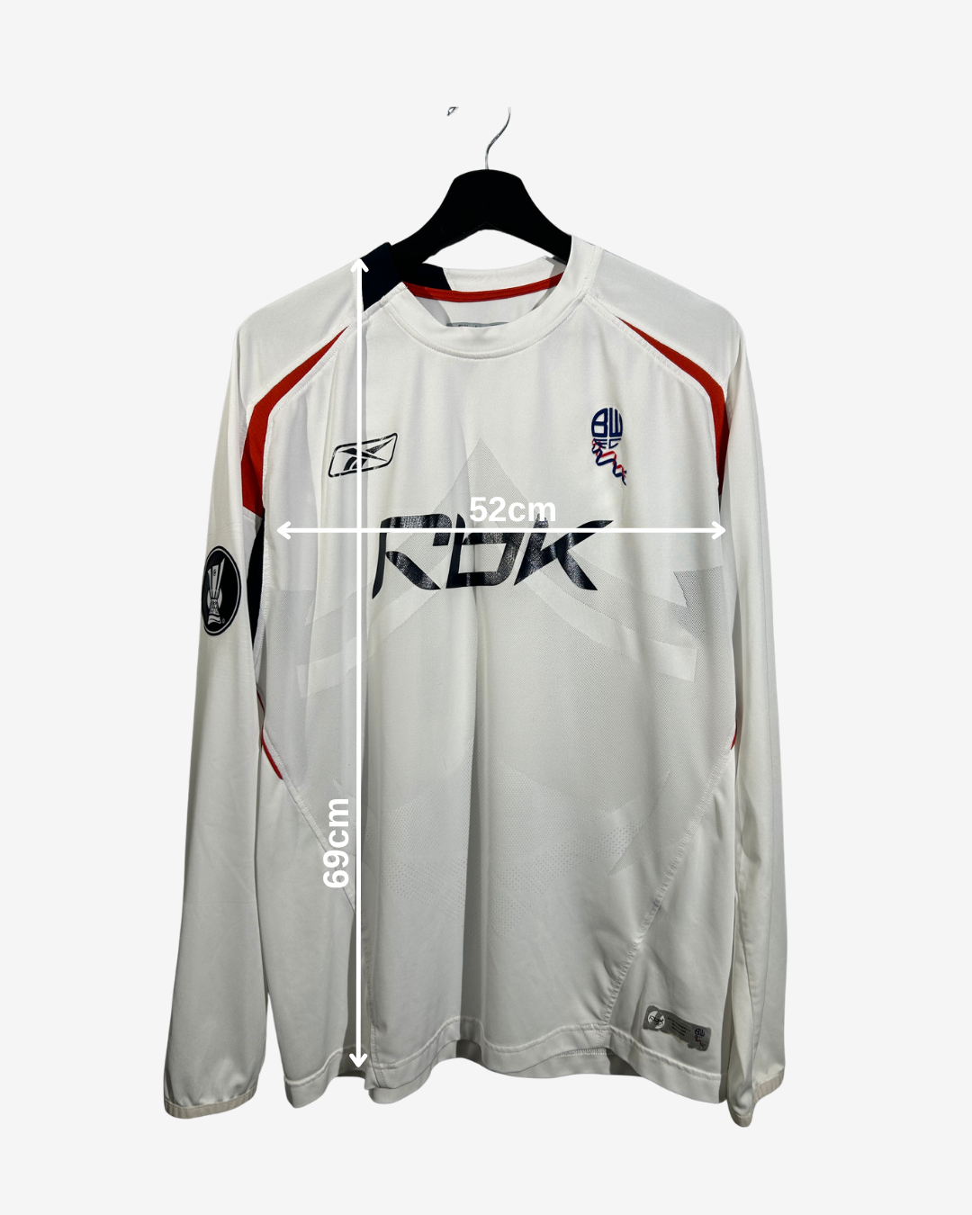 Reebok - Bolton Wandereres 2007/08 Home Football Shirt 'WILHELMSSON'