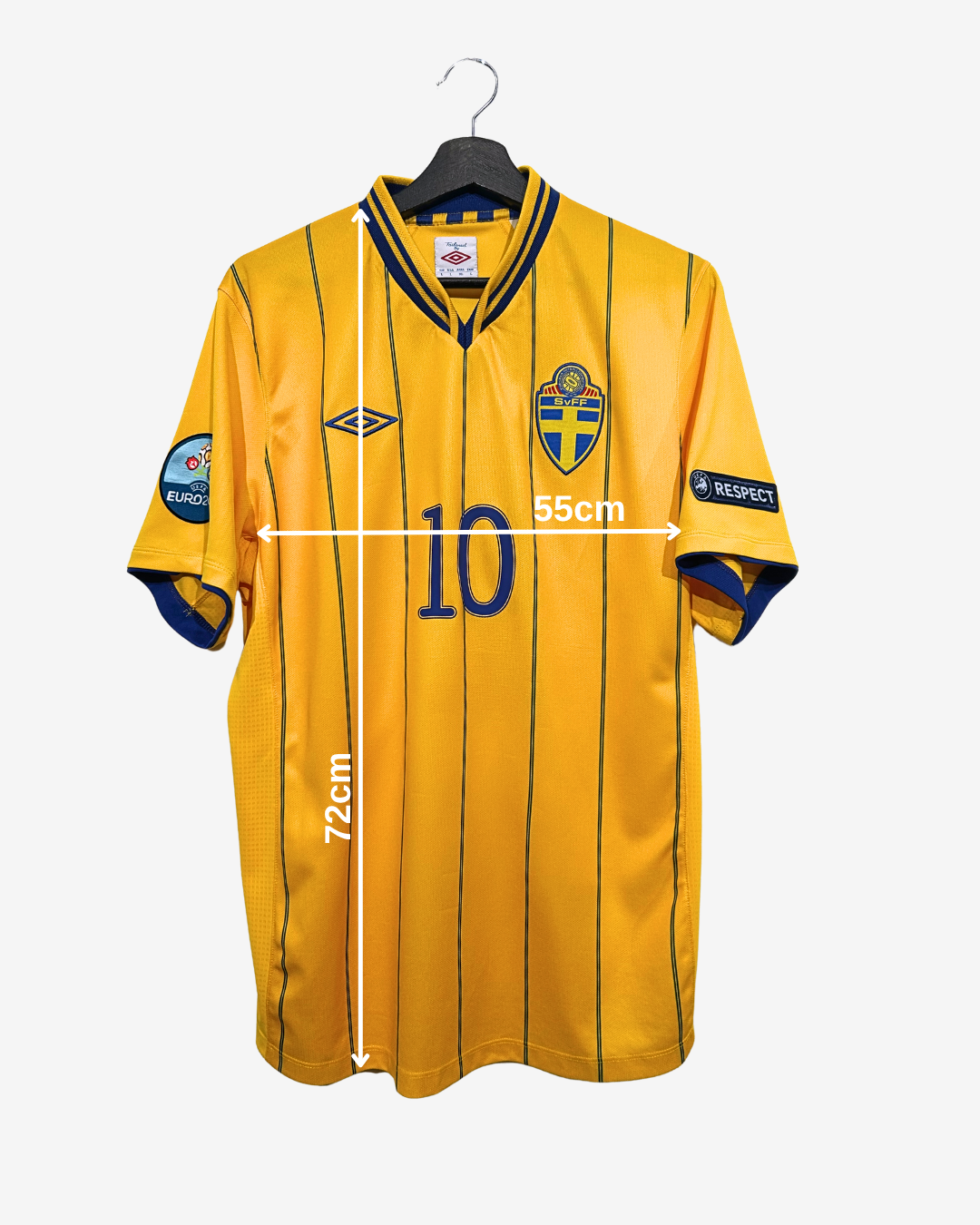 Umbro - Sweden 2012 Home Football Shirt 'IBRAHIMOVIC'