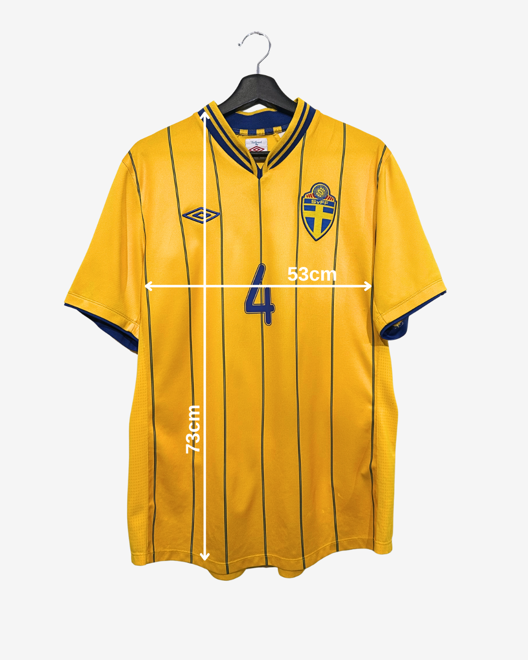 Umbro - Sweden 2012 Home Football Shirt 'GRANQVIST'