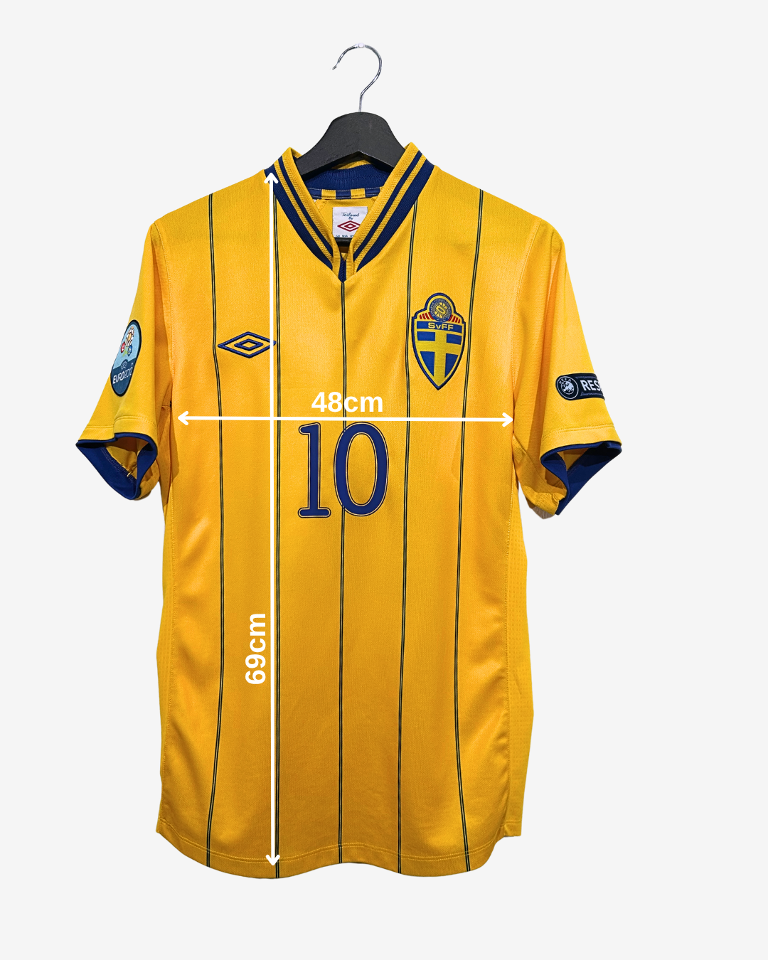 Umbro - Sweden 2012 Home Football Shirt 'IBRAHIMOVIC'