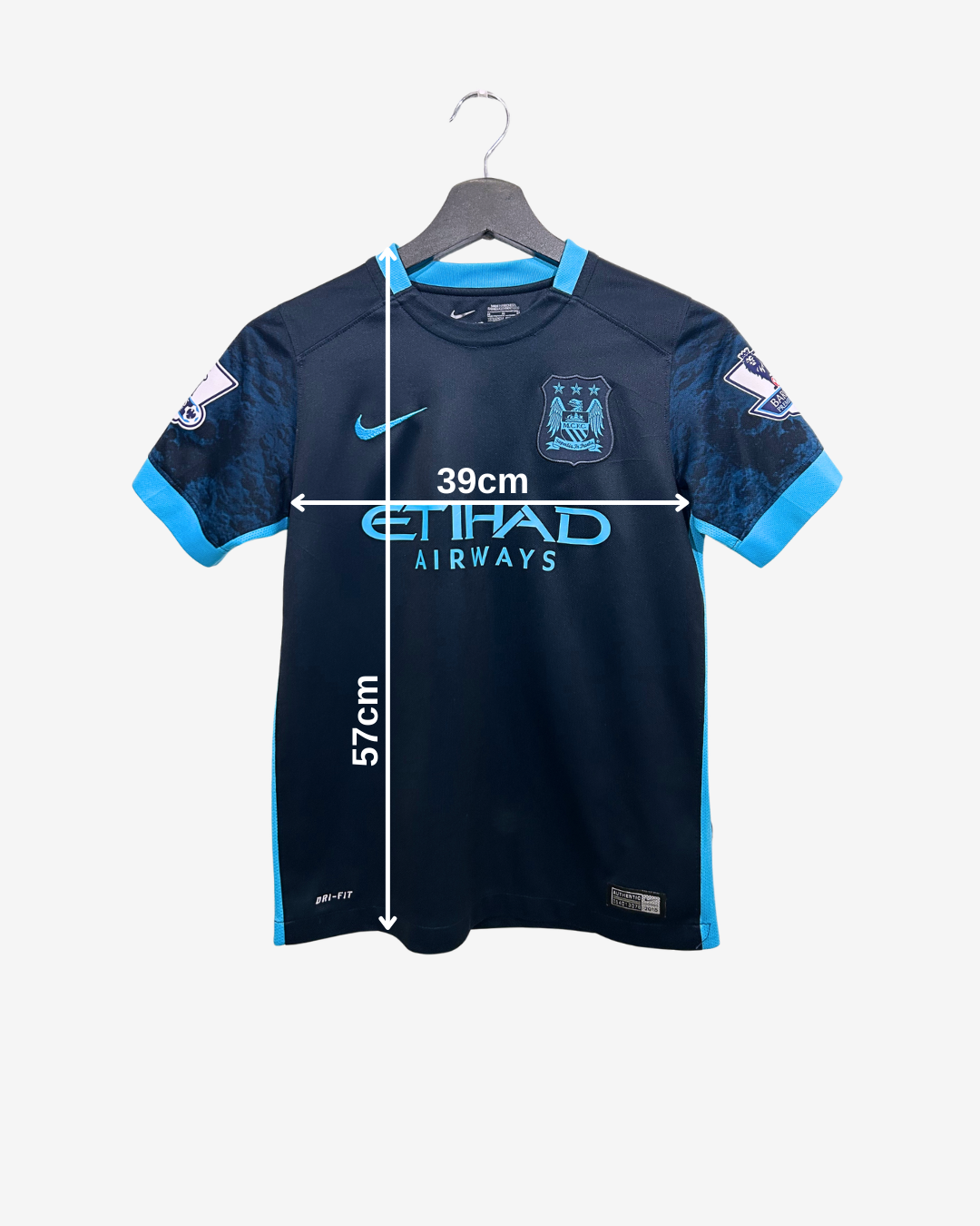 Nike - Manchester City 2015/16 Away Football Shirt 'TOURE YAYA'