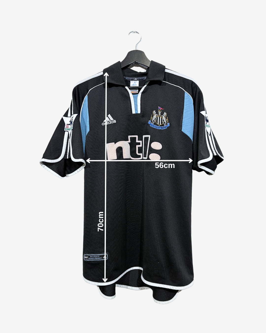 Adidas - Newcastle United 2000/01 Away Football Shirt 'SHEARER'