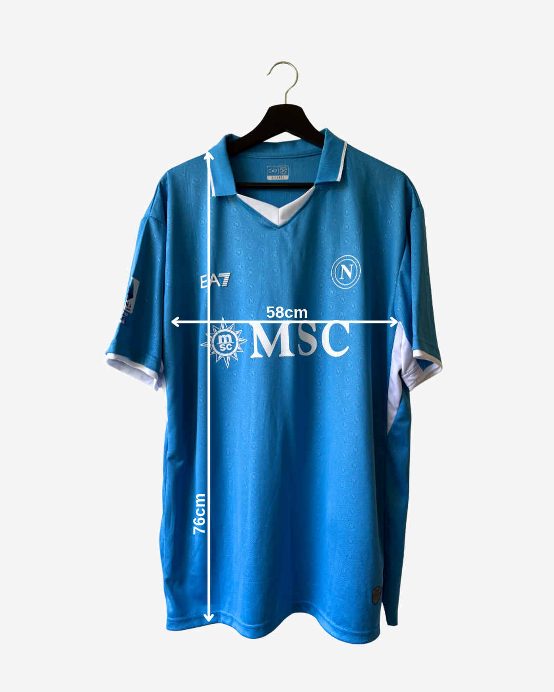 EA7 - SSC Napoli 2024/25 Home Football Shirt 'LUKAKU'