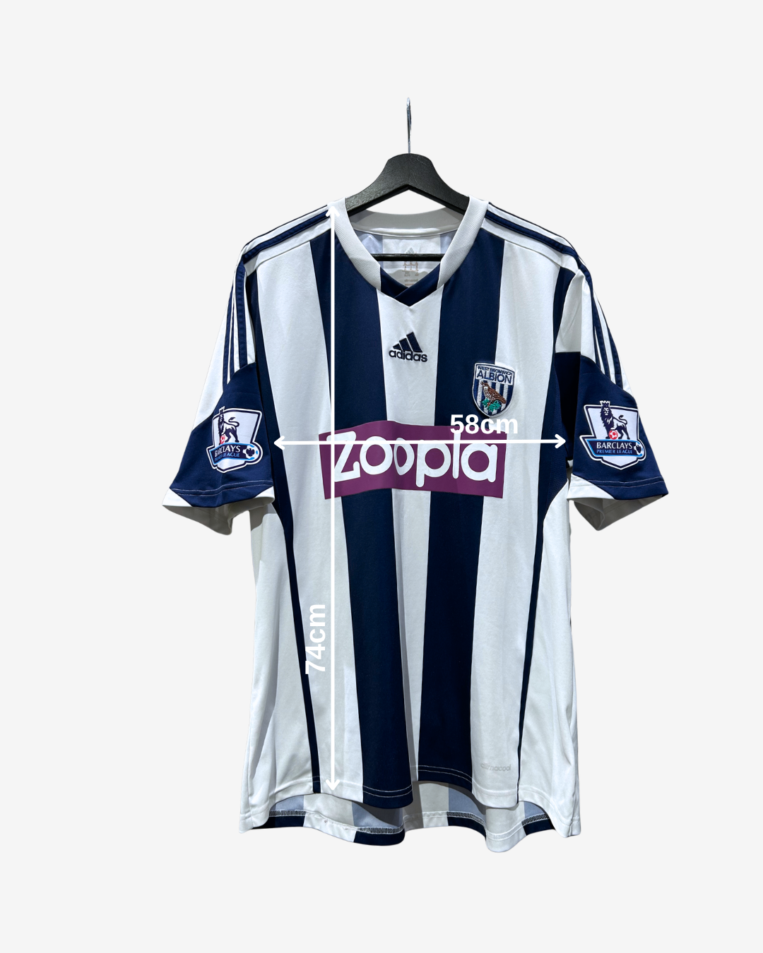 Adidas - West Bromwich Albion 2013/14 Home Football Shirt 'OLSSON'
