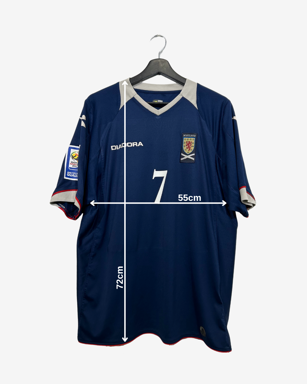Umbro - Scotland 2008 Home Football Shirt 'D.FLETCHER'