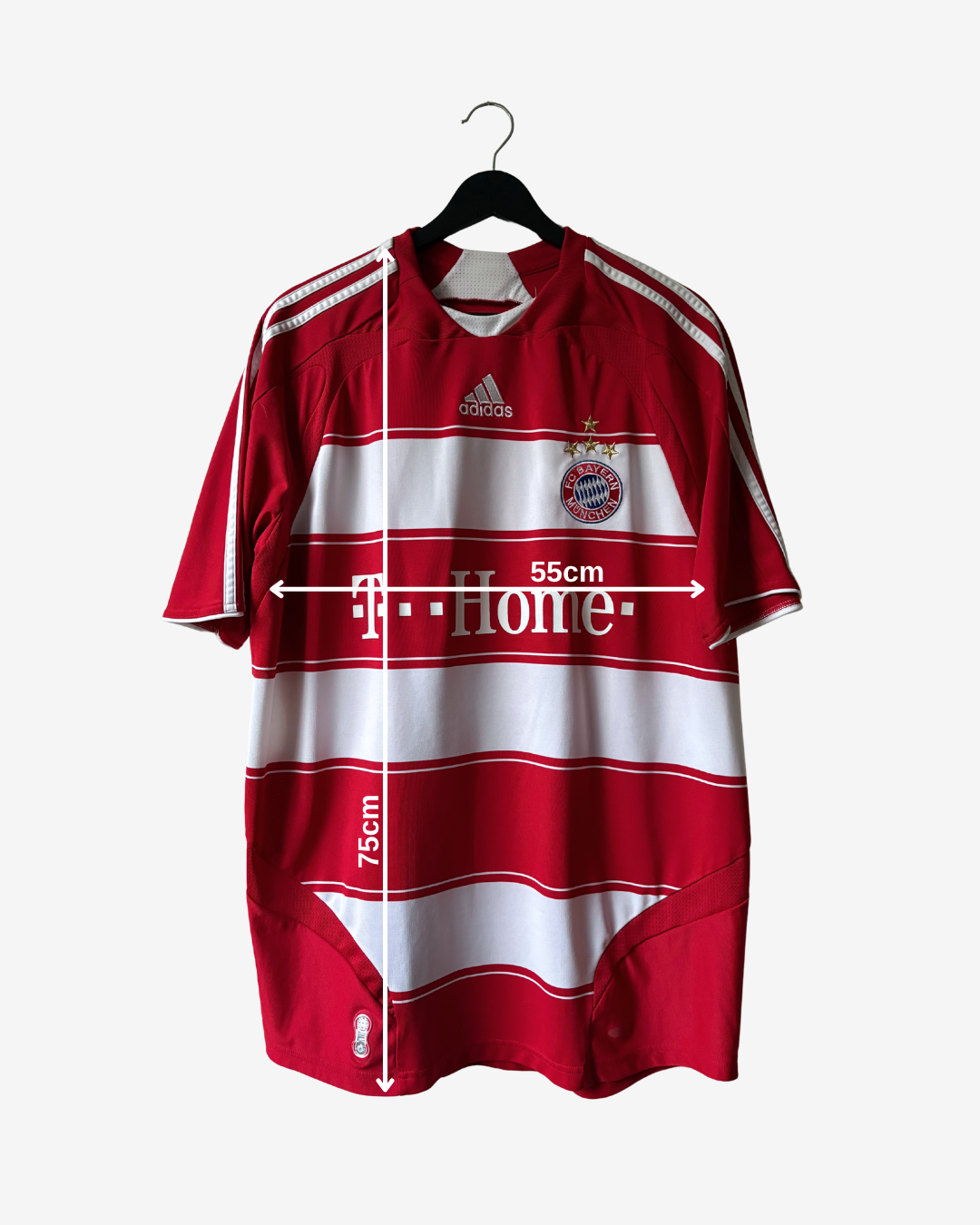 Adidas - Bayern Munchen 2007/09 Home Football Shirt 'RIBERY'