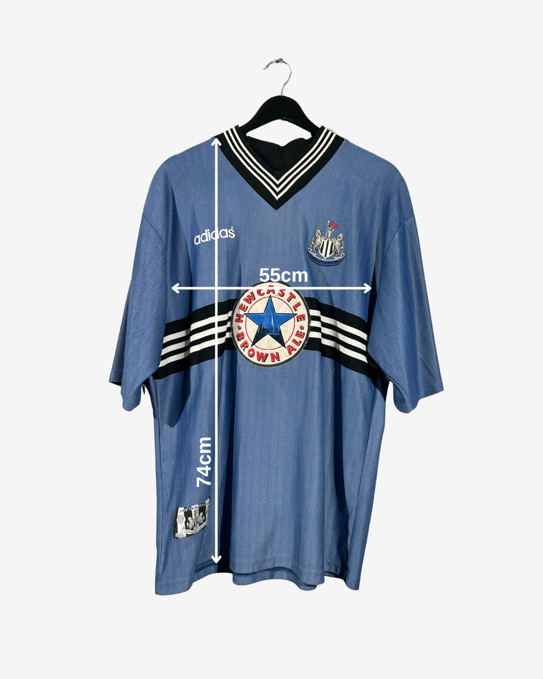 Adidas - Newcastle United 1996/97 Away Football Shirt 'SHEARER'