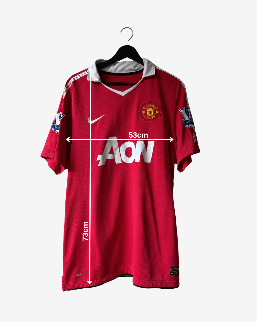Nike - Manchester United 2010/11 Home Football Shirt 'BERBATOV'