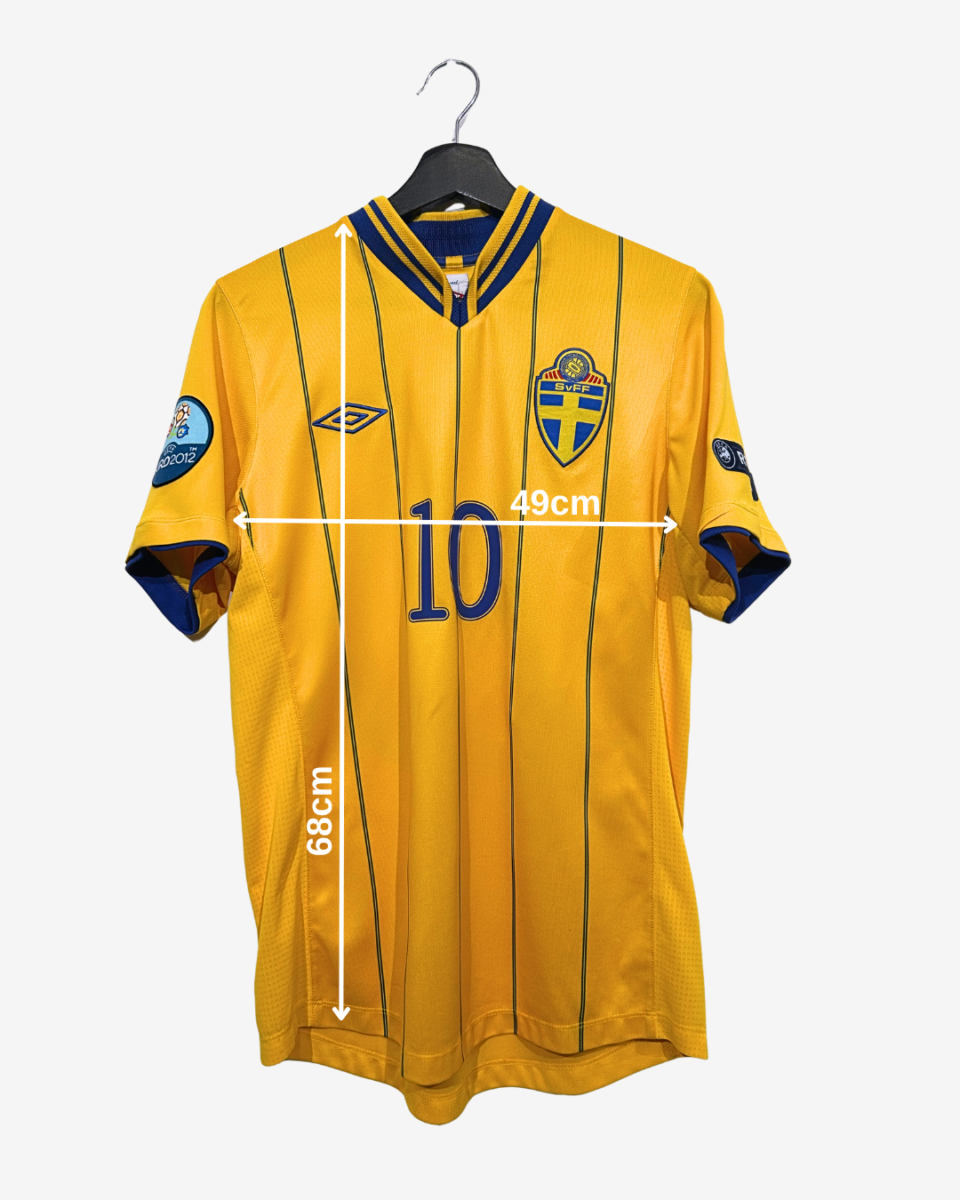 Umbro - Sweden 2012 Home Football Shirt 'IBRAHIMOVIC'