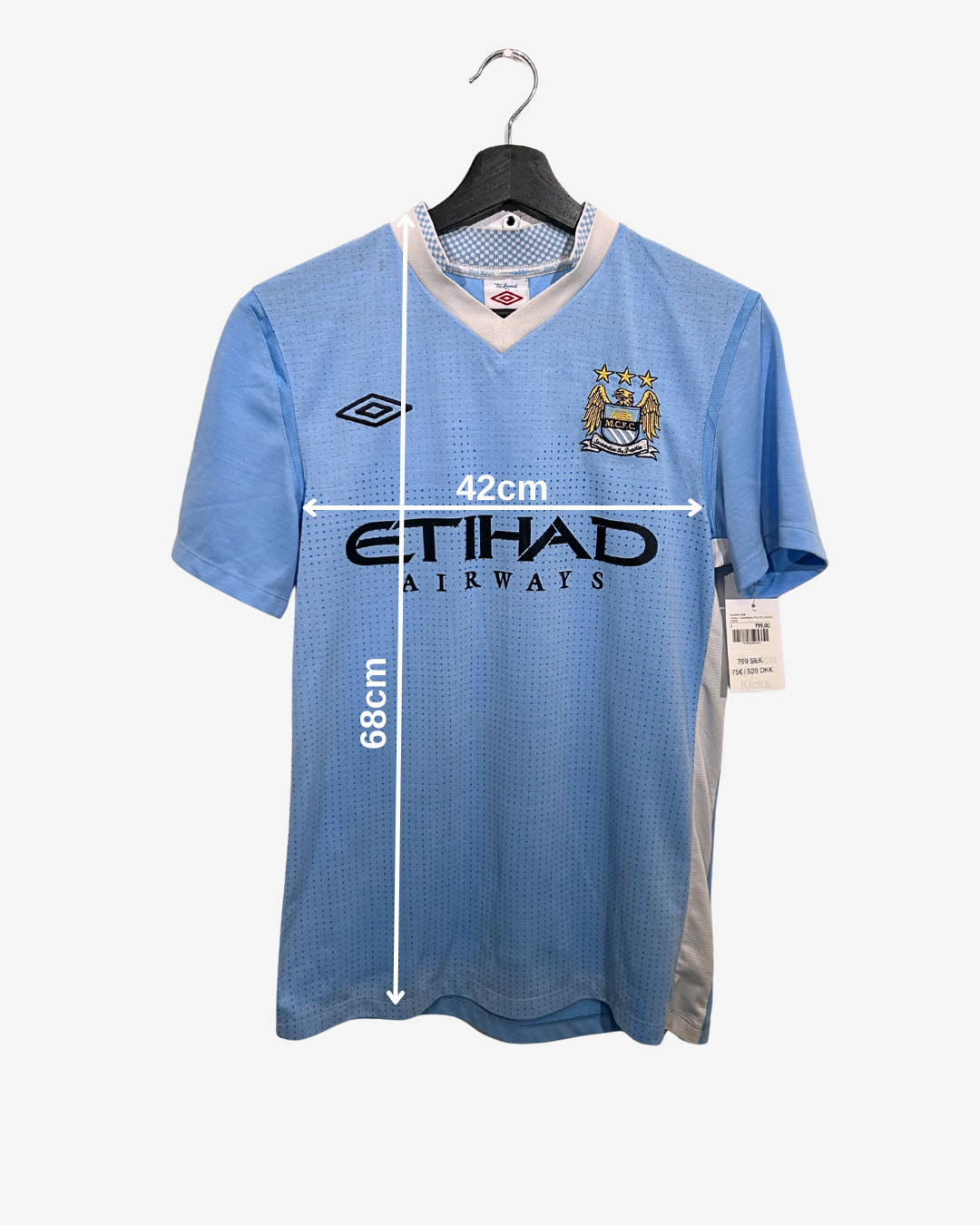Umbro - Manchester City 2011/12 Home Football Shirt 'SILVA'