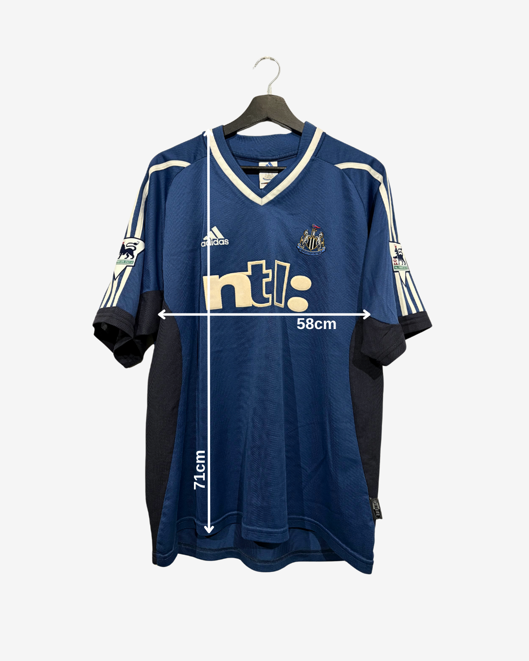 Adidas - Newcastle United 2001/02 Away Football Shirt 'SHEARER'