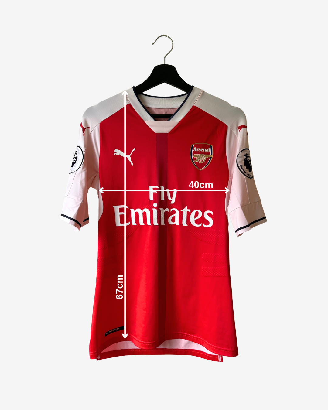 Puma - Arsenal FC 2016/17 Home Football Shirt Player Version 'ÖZIL'
