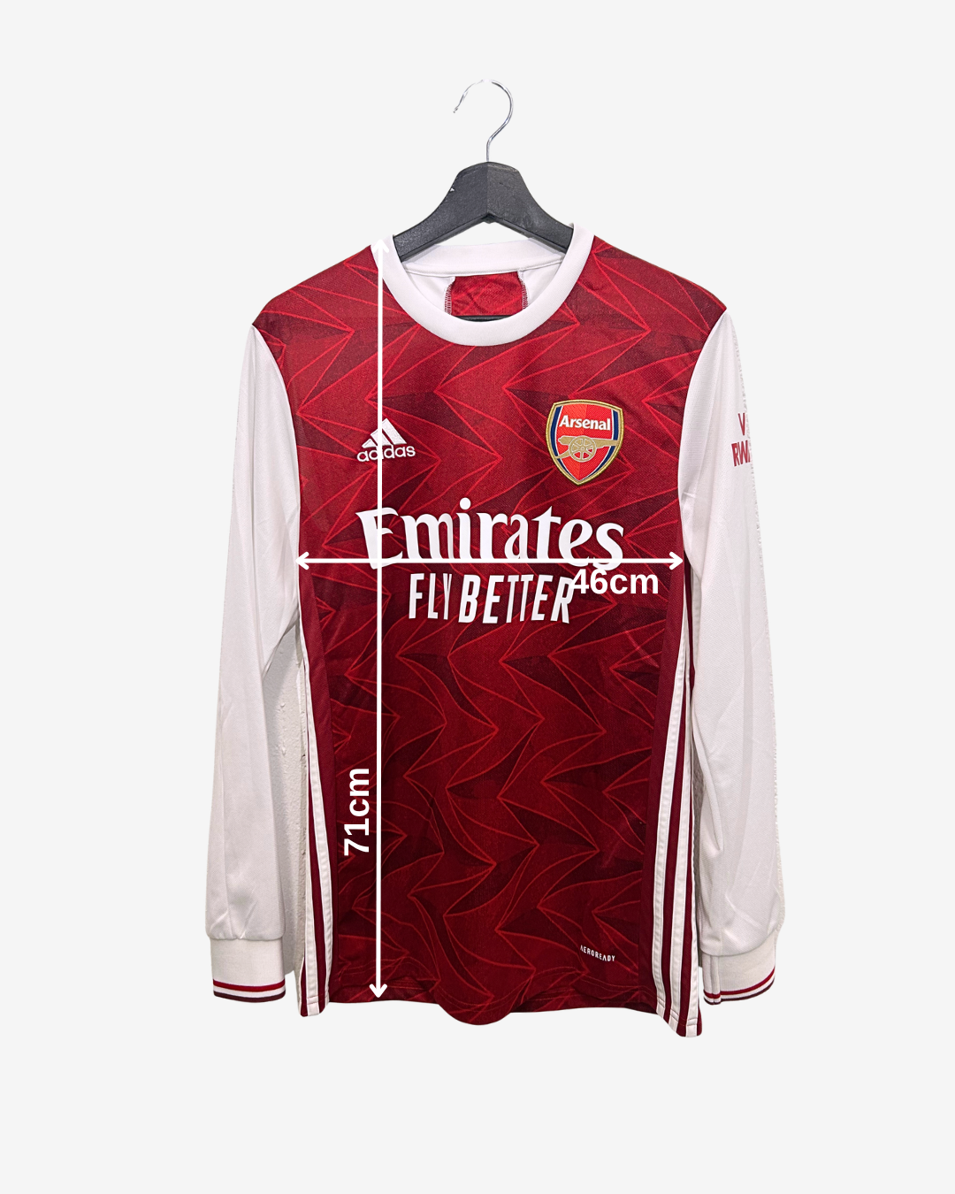 saka arsenal 2020 21 measurements shirt