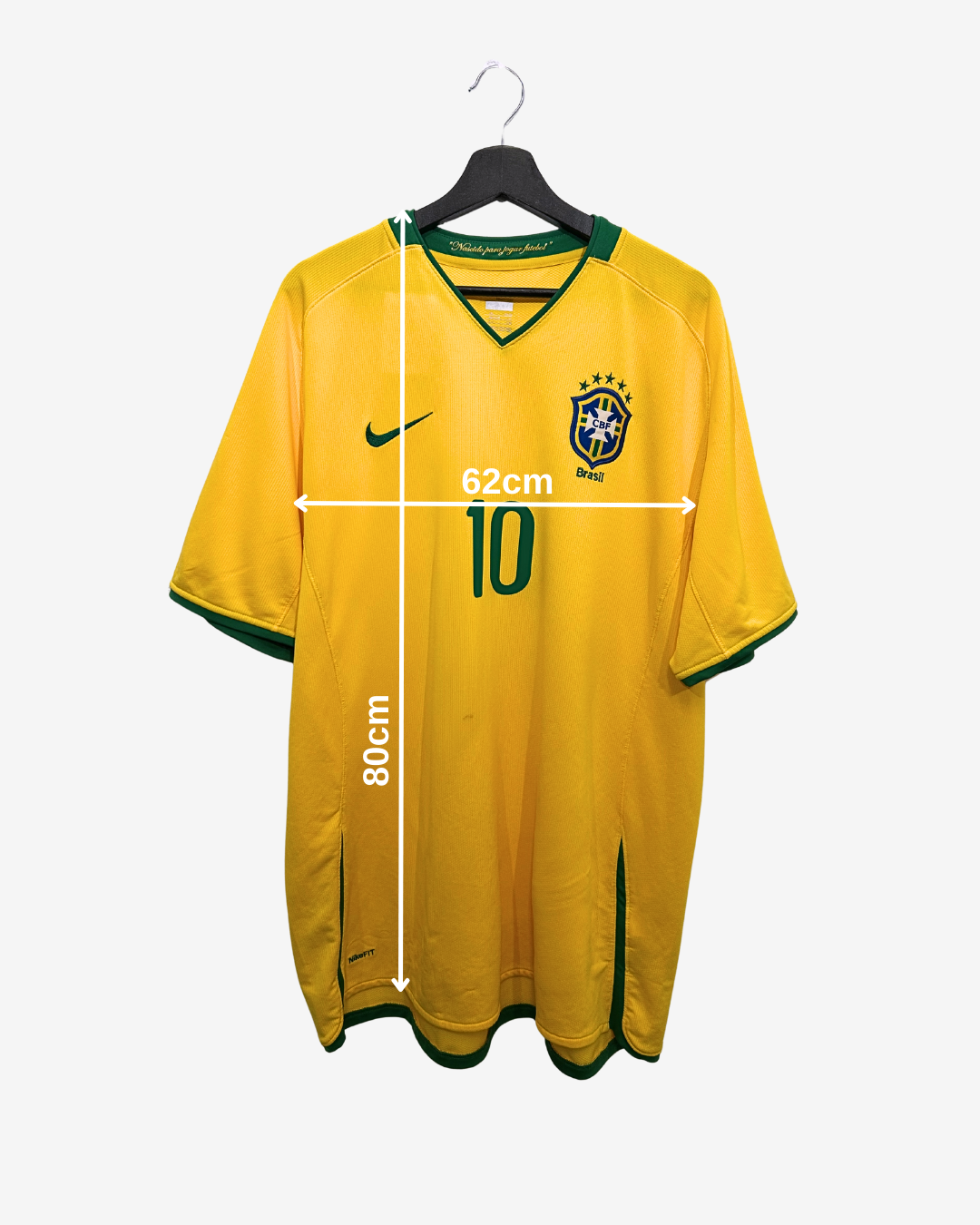 Nike - Brazil 2008 Home Football Shirt 'RONALDINHO'