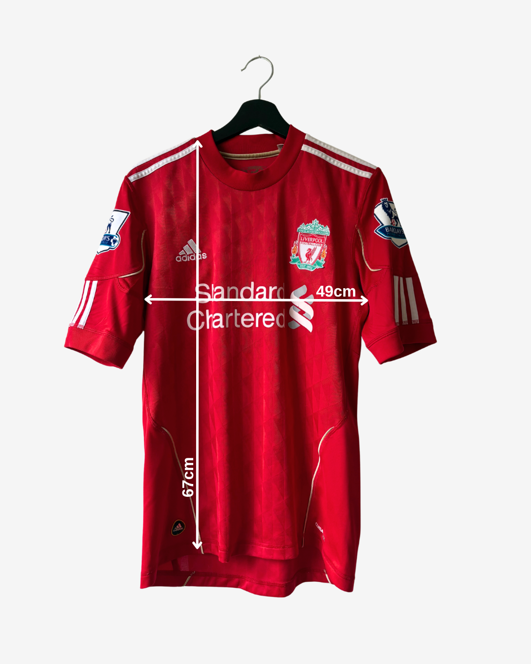 Adidas - Liverpool FC 2010/12 Home Football Shirt 'AGGER'