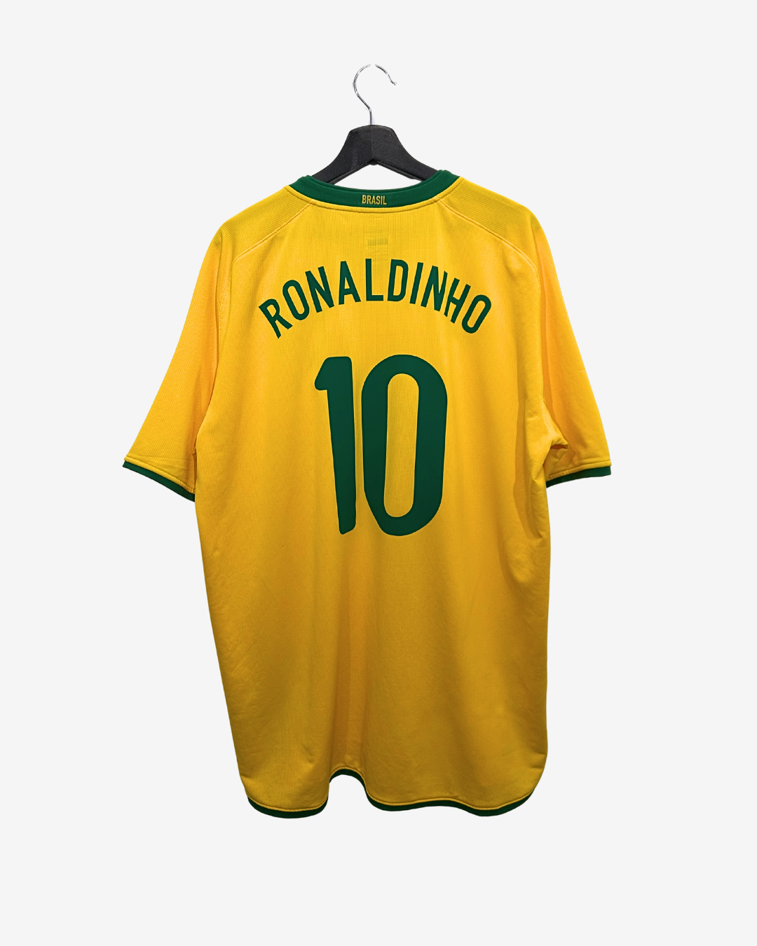 Nike - Brazil 2008 Home Football Shirt 'RONALDINHO'