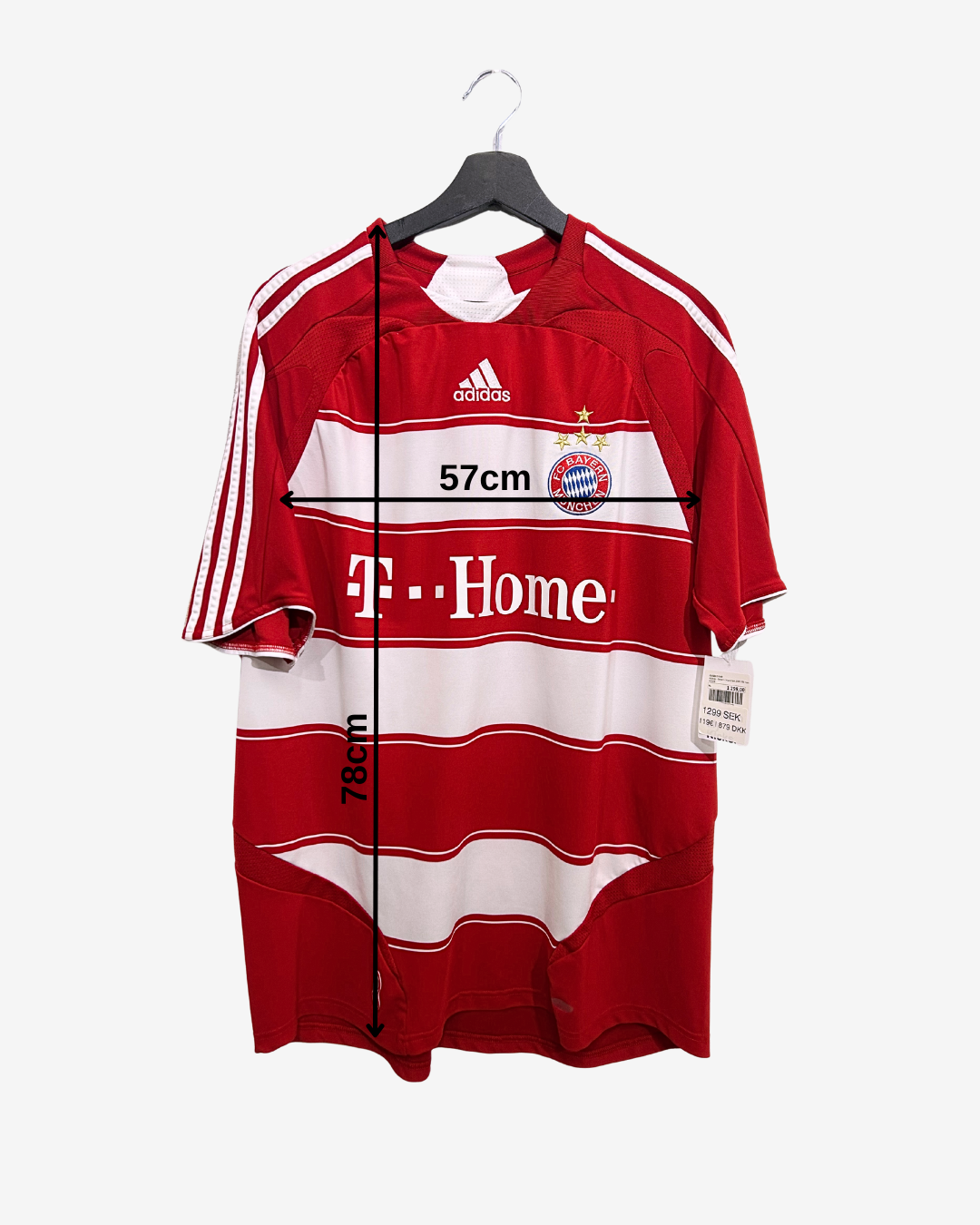 Adidas - Bayern Munchen 2007/09 Home Football Shirt 'RIBERY'