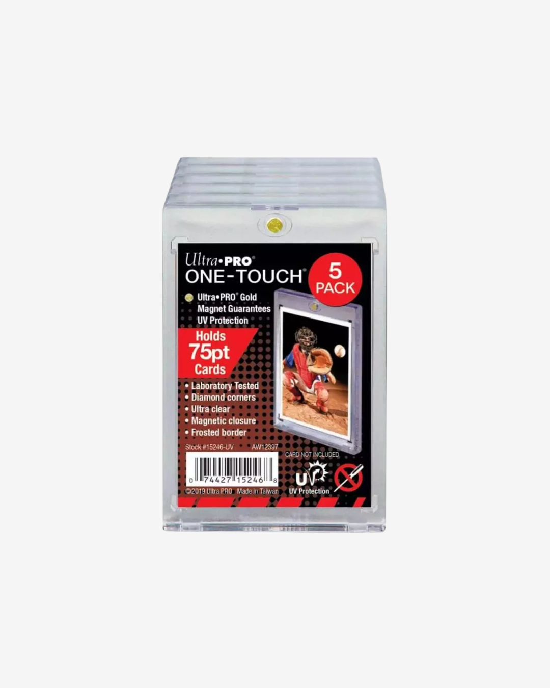 Ultra PRO 75PT UV ONE-TOUCH Magnetisk Korthållare (5-pack)