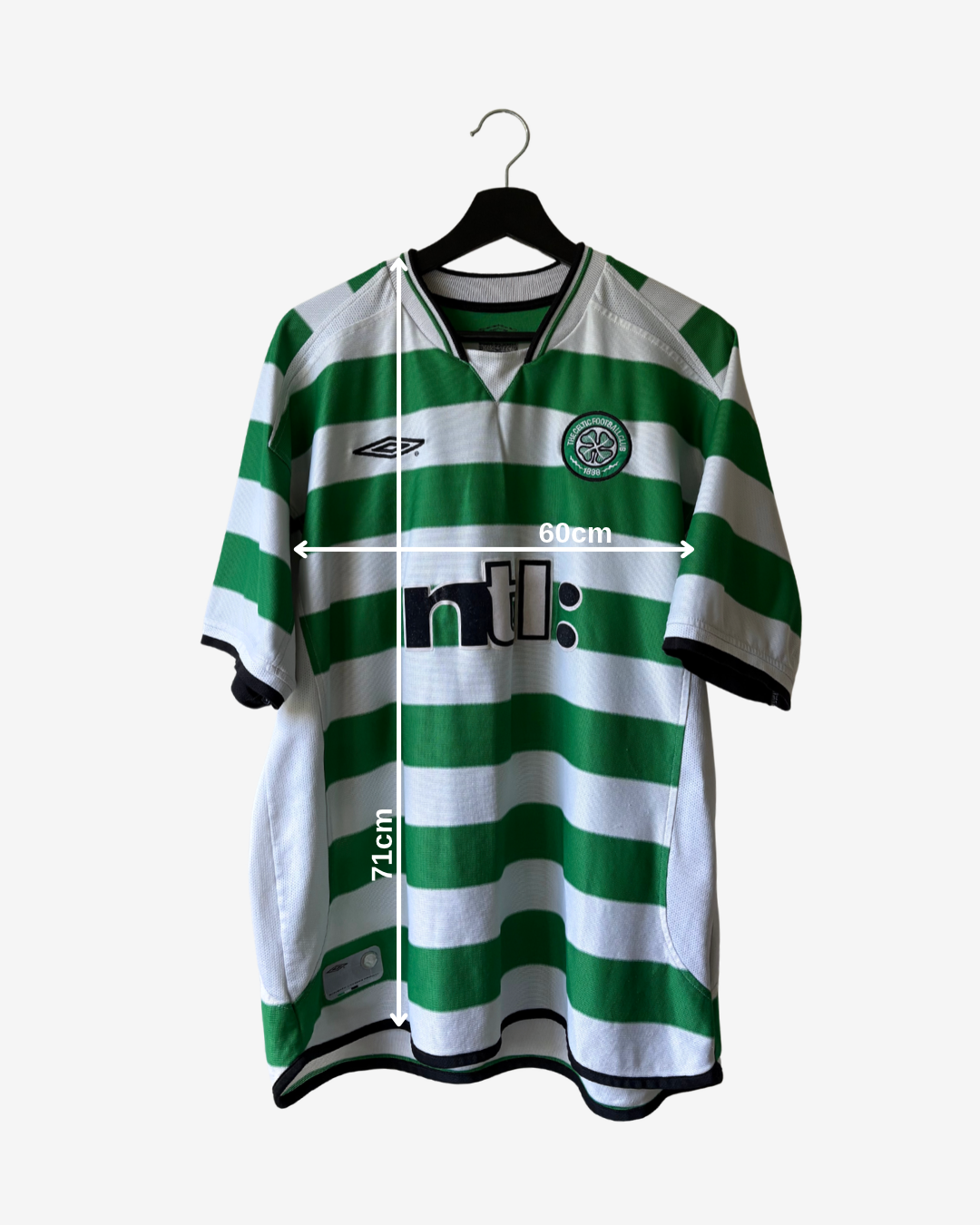 Umbro - Celtic FC 2001/02 Home Football Shirt 'LARSSON'