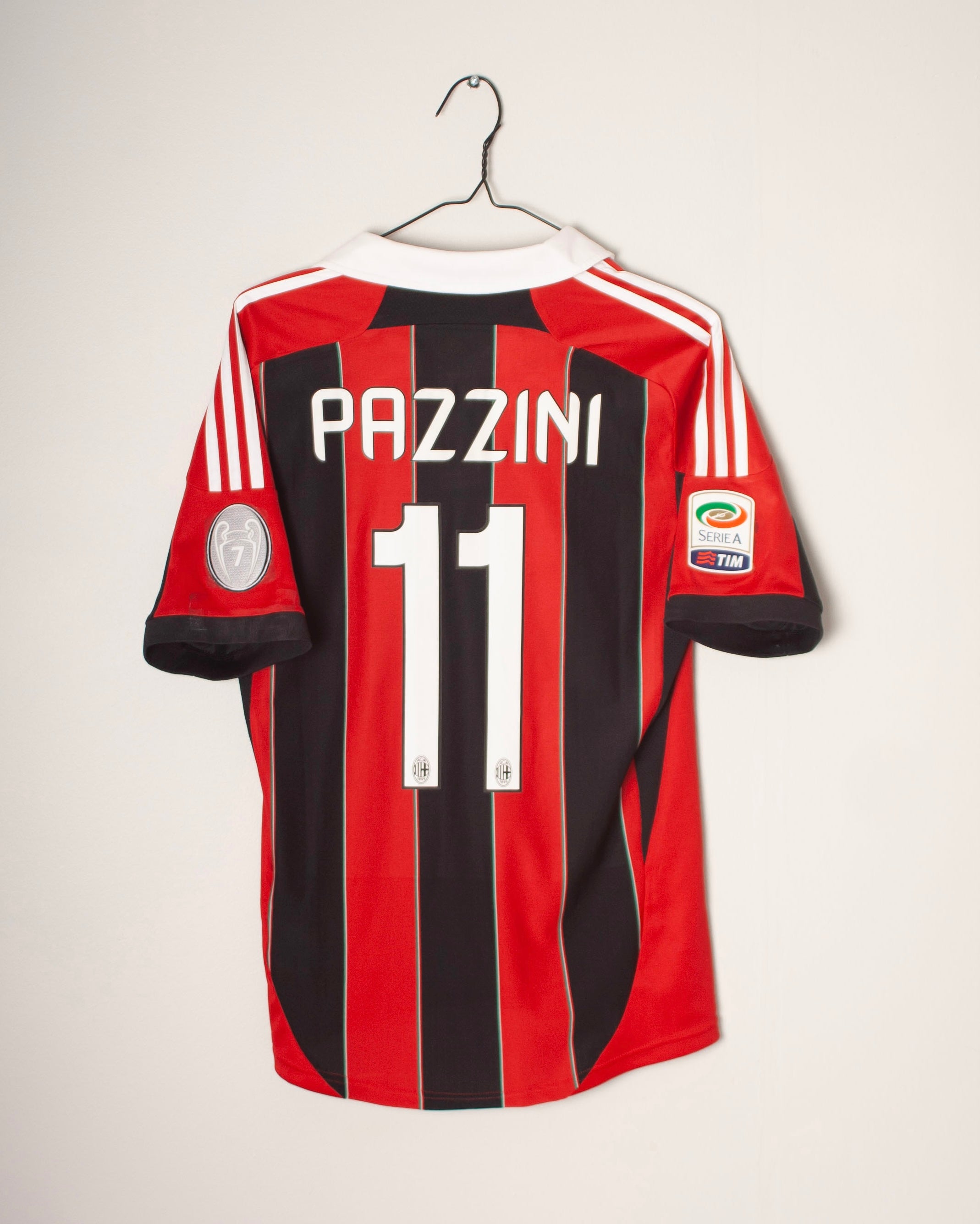 Adidas - AC Milan 2012/13 Home Football Shirt 'PAZZINI'
