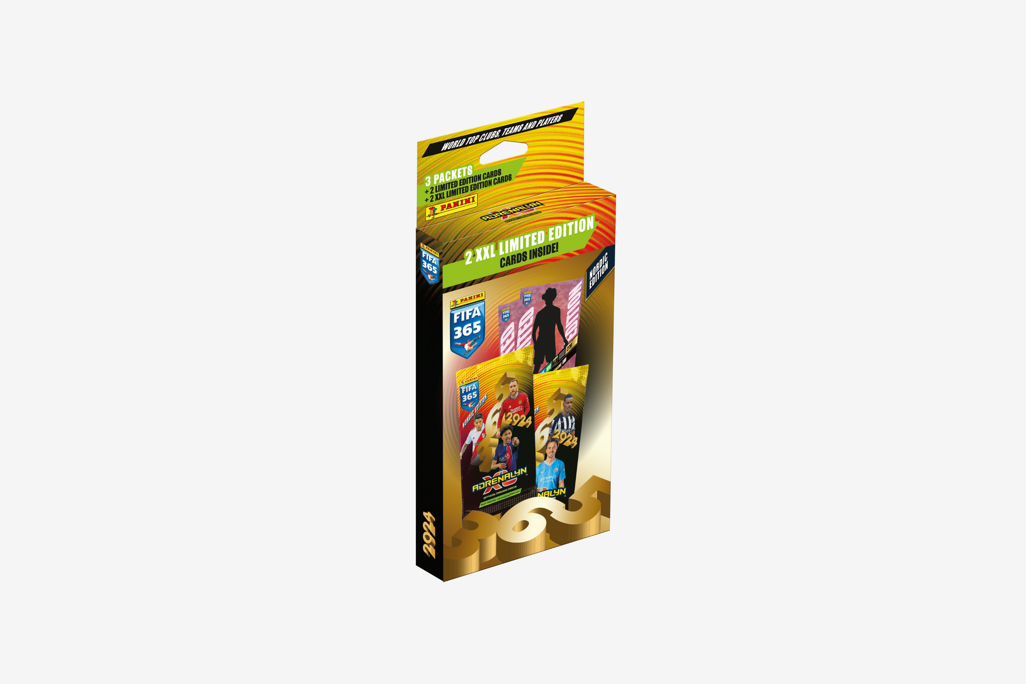 Panini FIFA 365 2024 Adrenalyn XL 50 Packs Nordic Edition, Games