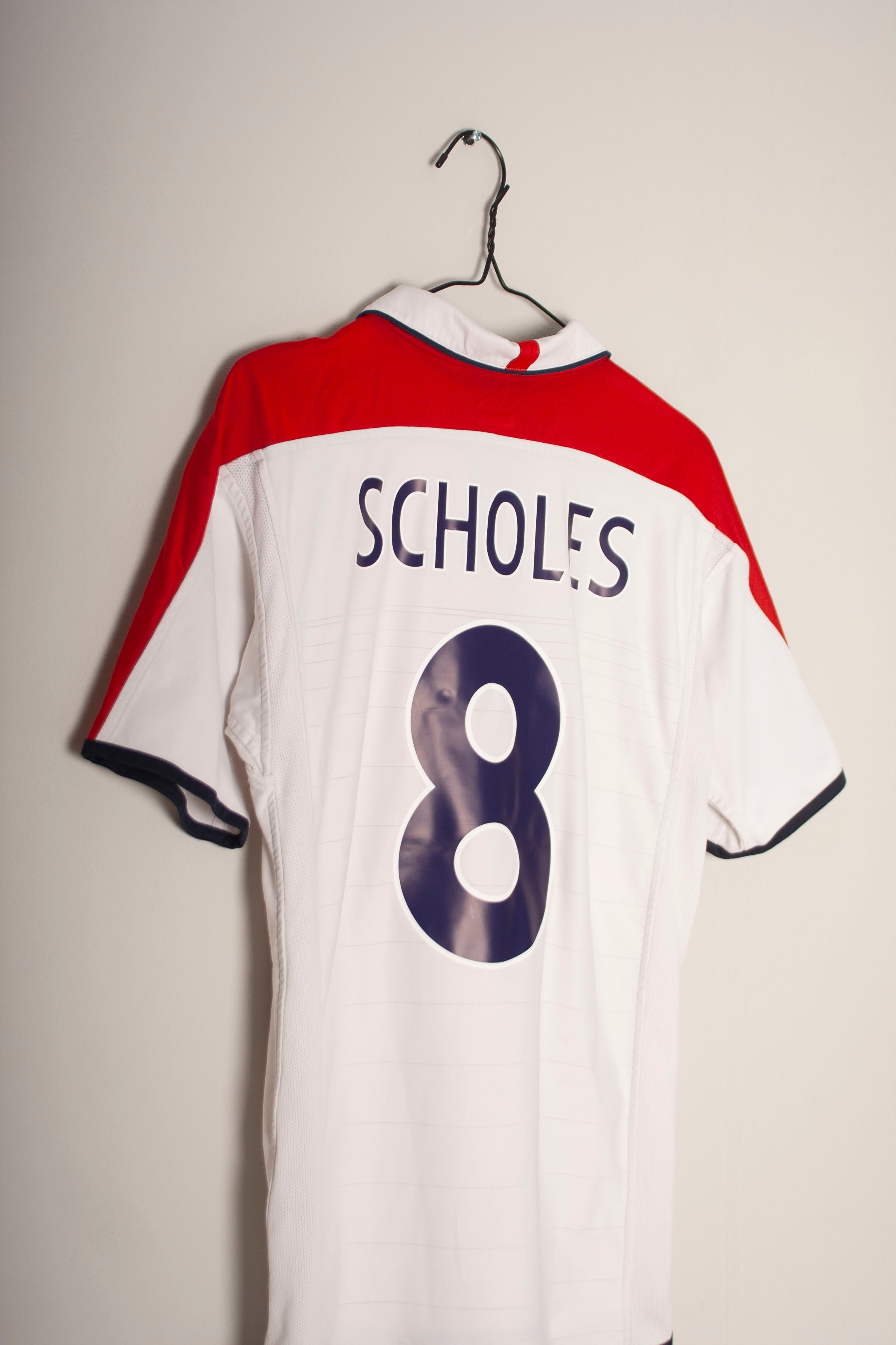 Umbro - England 2004 Home Football Shirt 'SCHOLES'