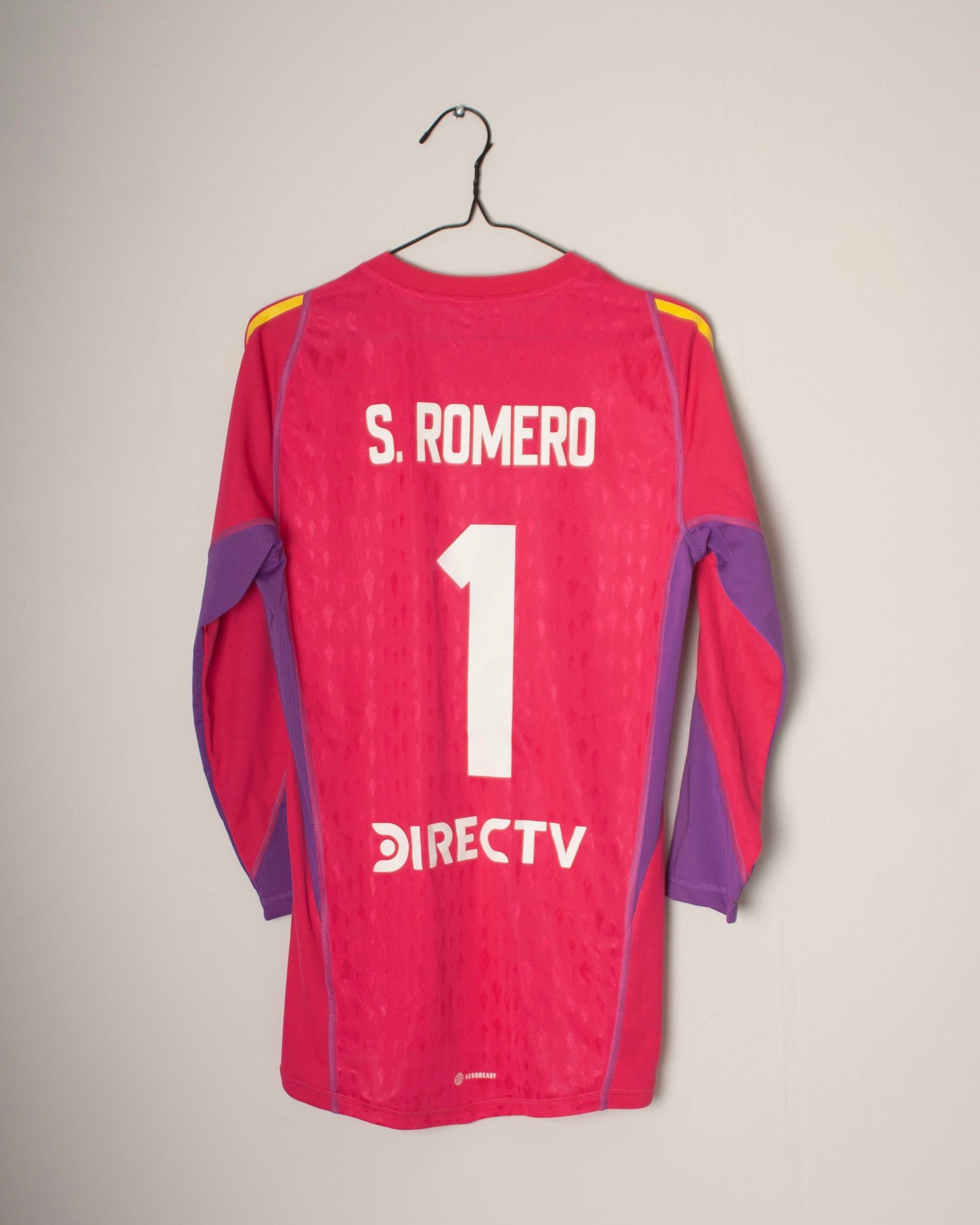 Adidas - Boca Juniors 2023 Goalkeeper Shirt Match Worn 'S. ROMERO'