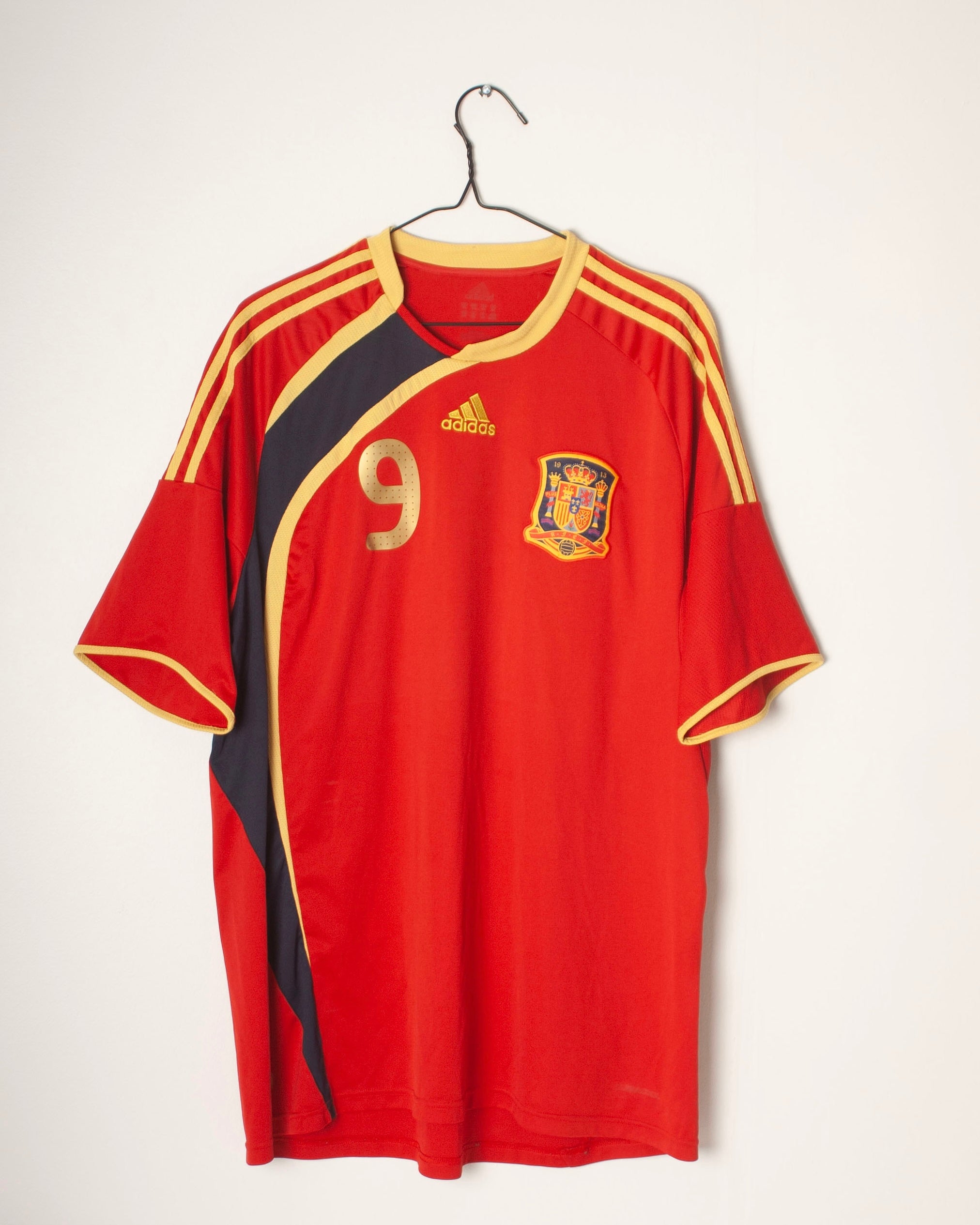 Adidas - Spain 2009 Home Football Shirt Confederations Cup Version 'TORRES'
