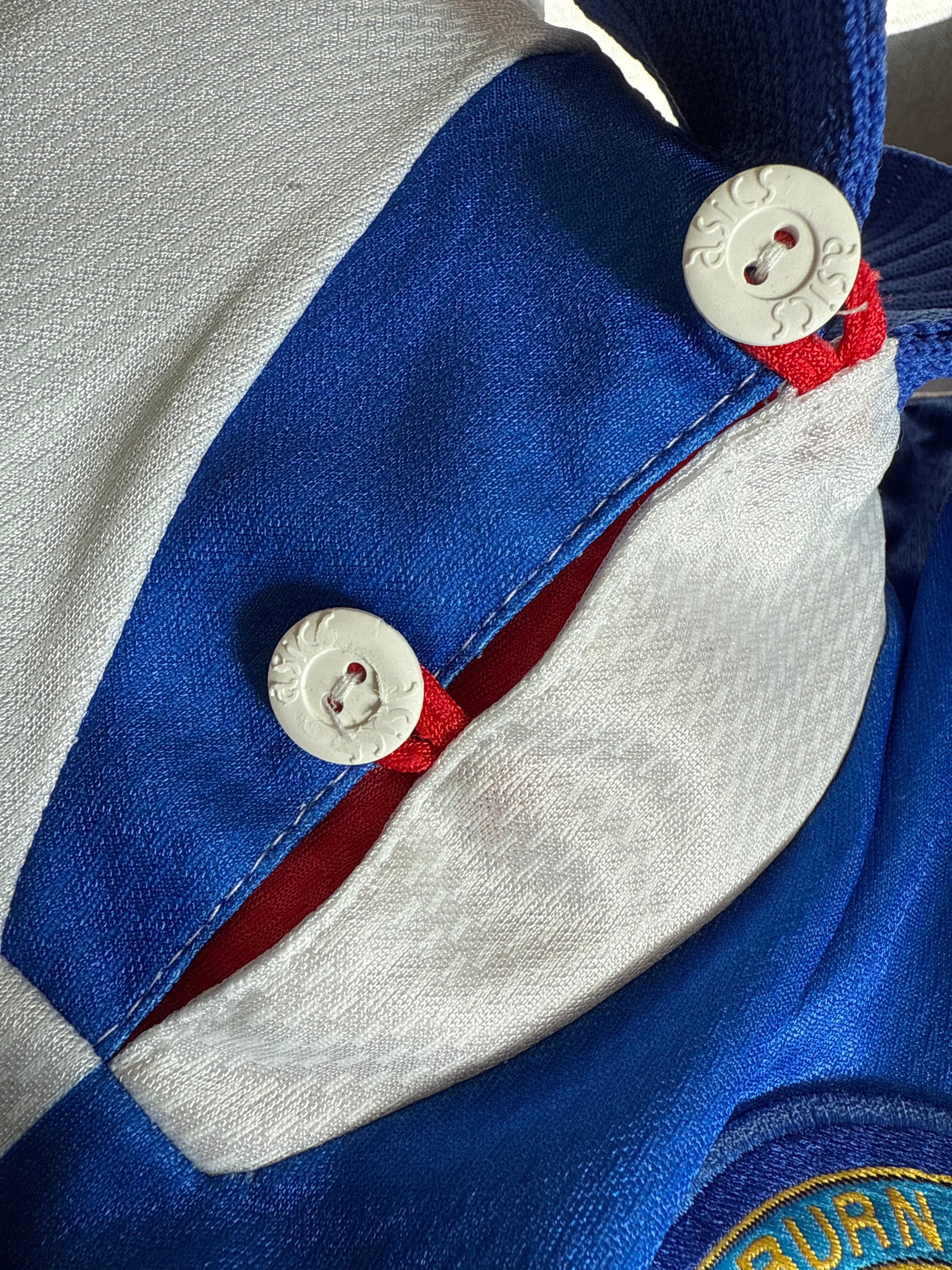 Asics - Blackburn Rovers 1994/96 Home Football Shirt 'SHEARER'