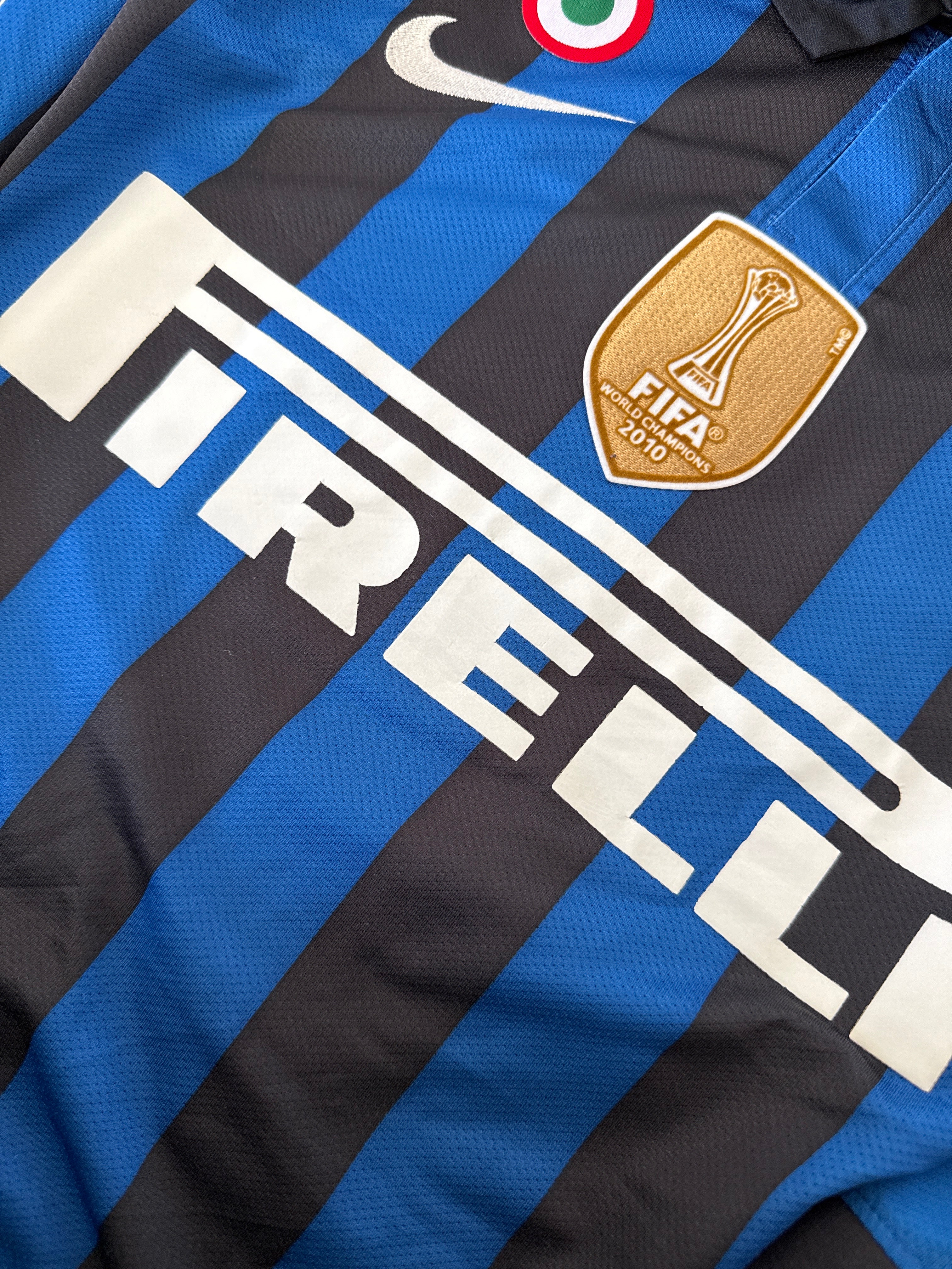 Nike - Inter Milan 2011/12 Home Football Shirt 'FORLAN'