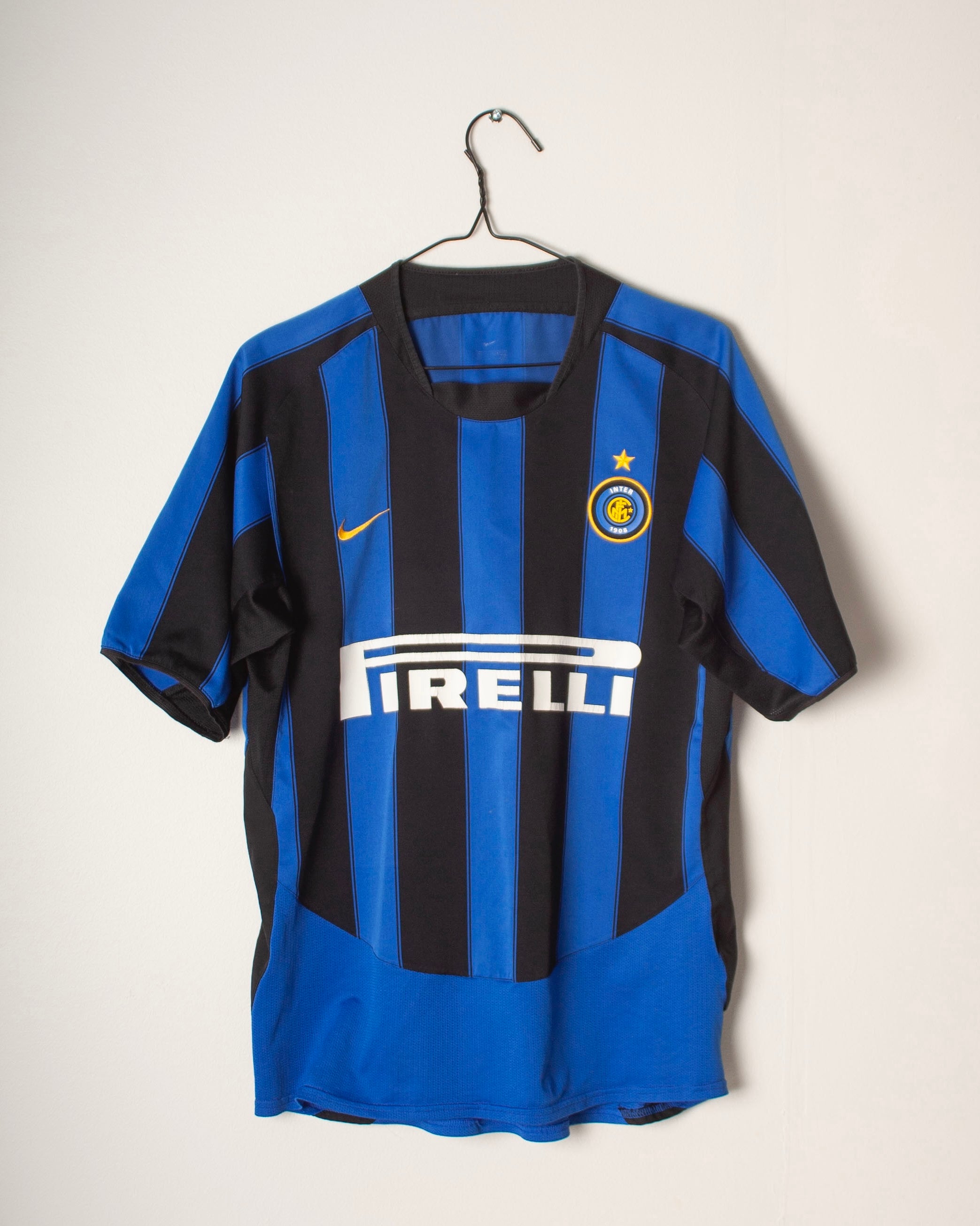 Nike - Inter Milan 2003/04 Home Football Shirt 'ADRIANO'