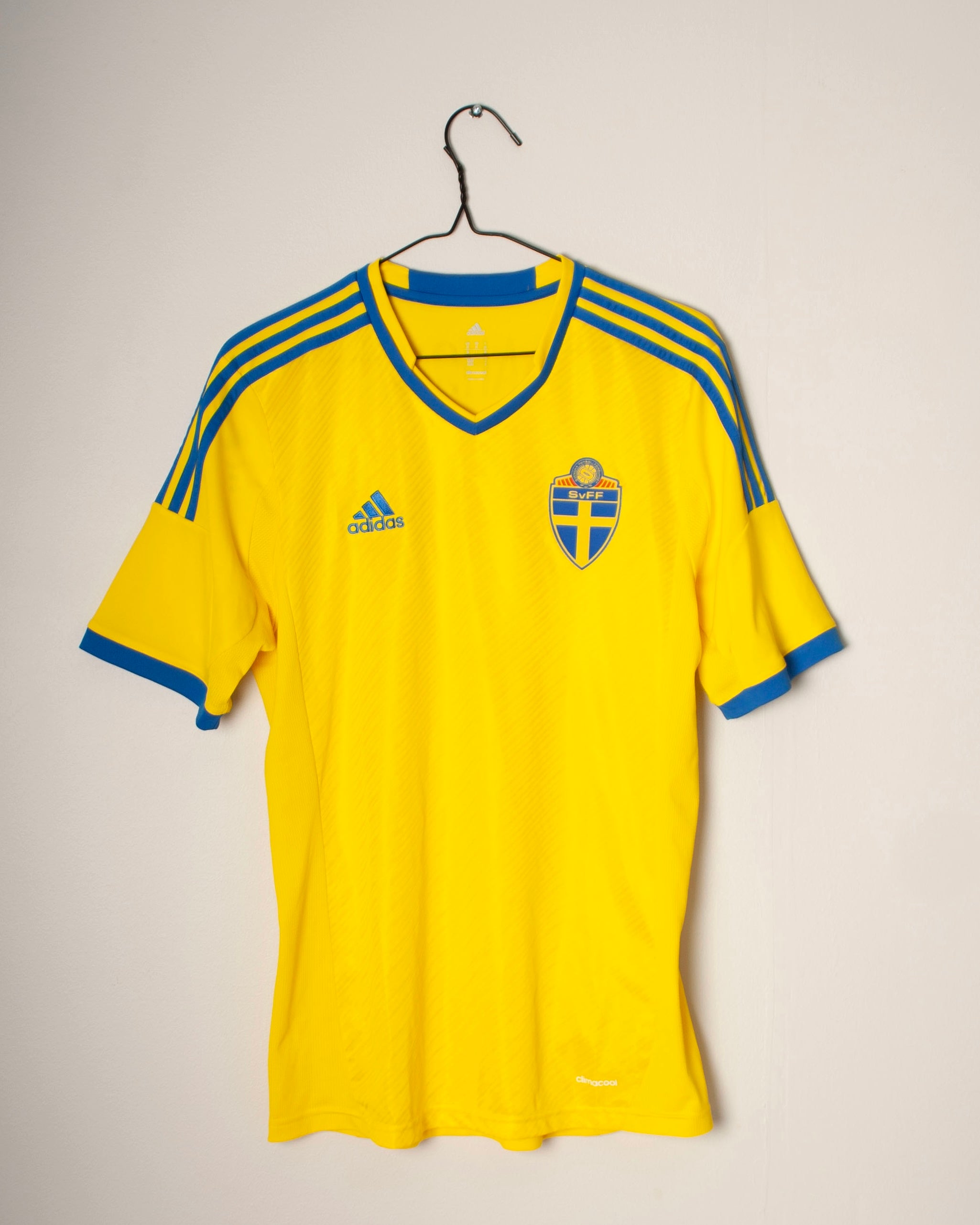 Adidas - Sweden 2013 Home Football Shirt 'BAHOUI'