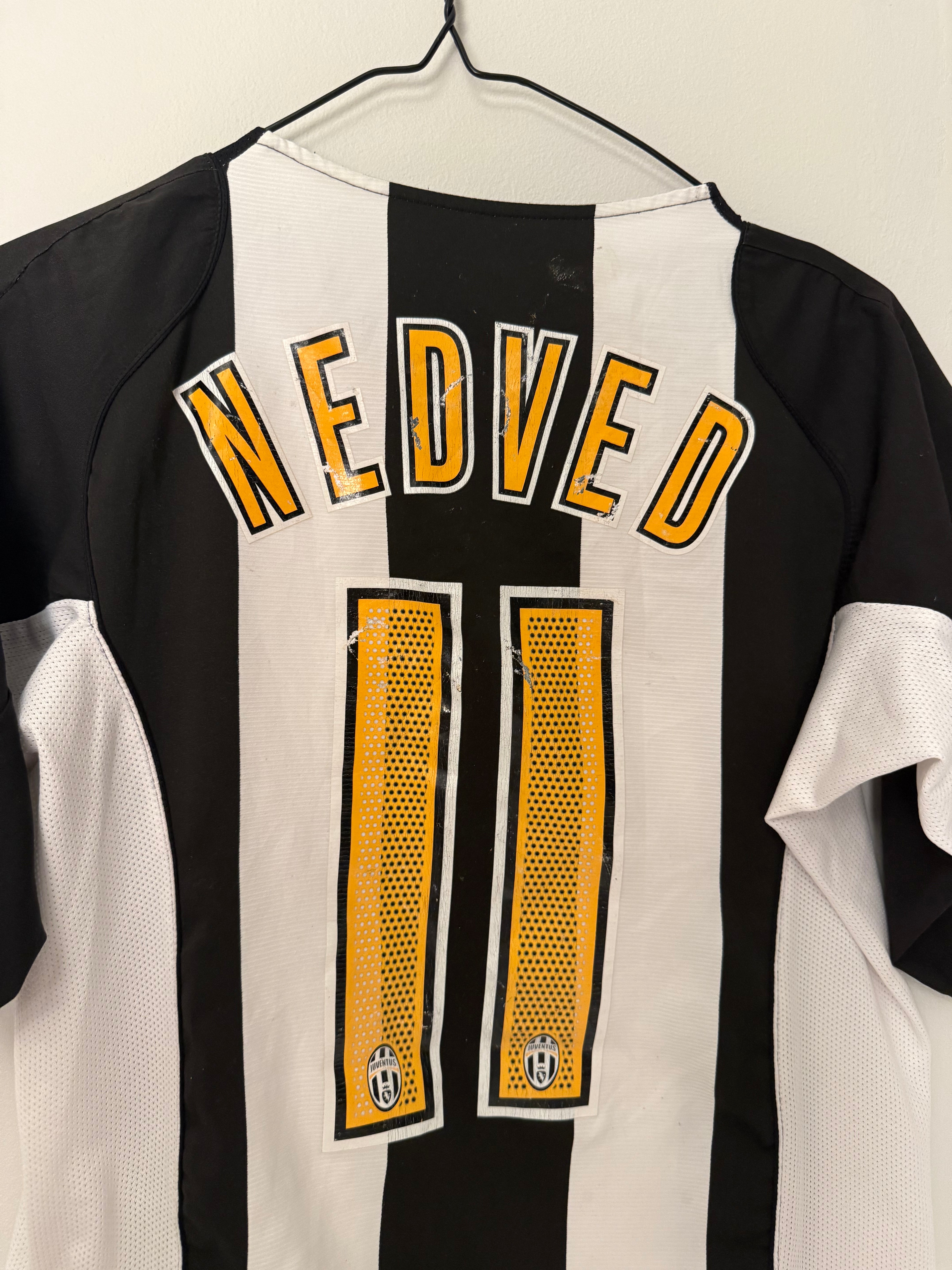 Nike - Juventus FC 2004/05 Home Football Shirt 'NEDVED'