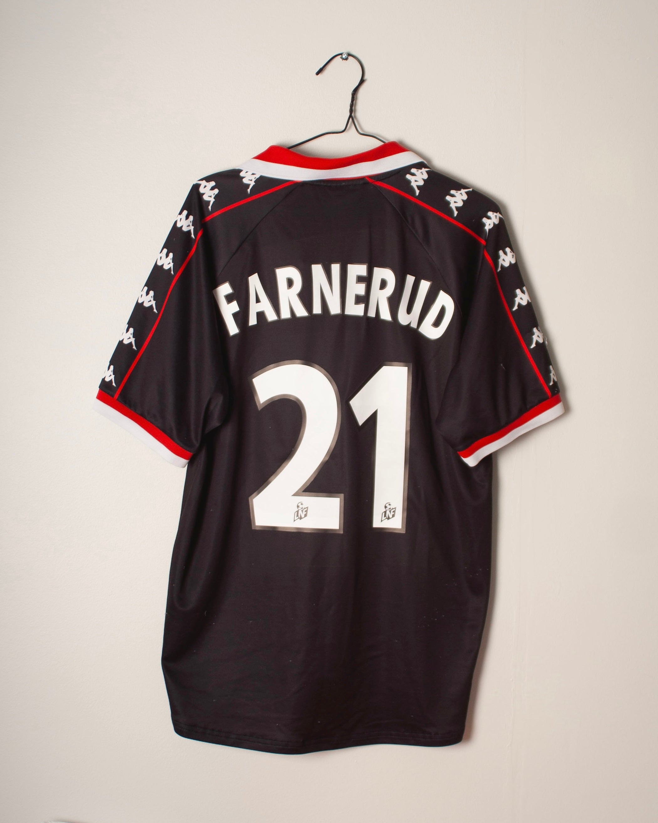 Kappa - AS Monaco 2000/01 Away Football Shirt 'FARNERUD'